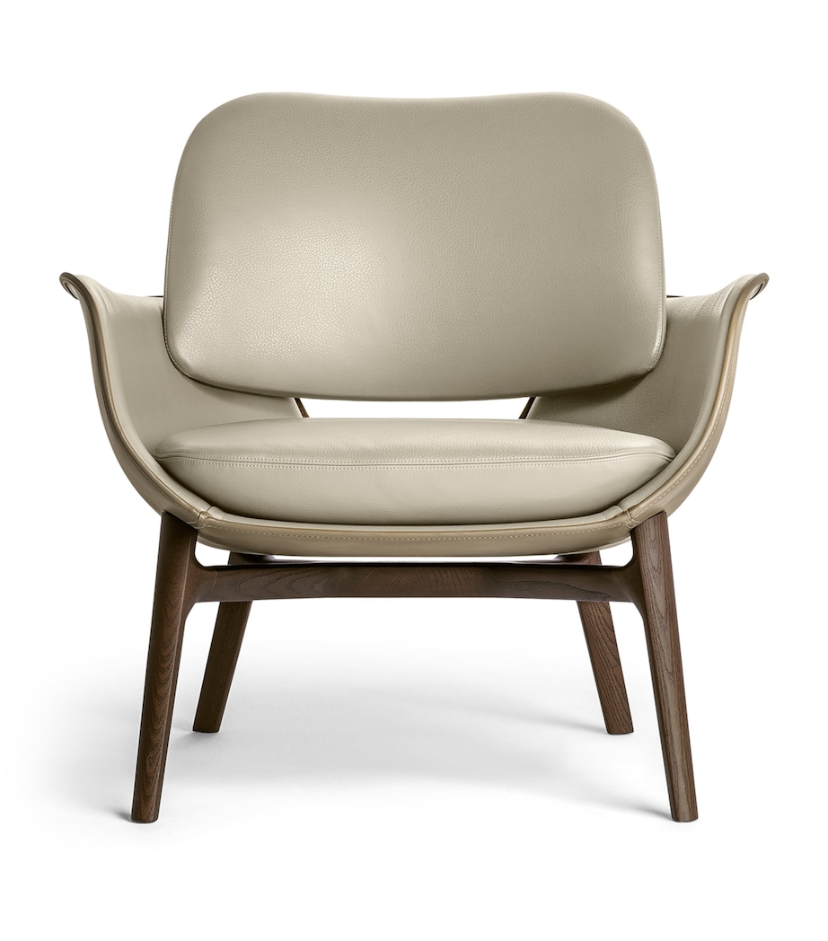 Poltrona Frau Leather Martha Armchair Tessuto Plto Topo Image 1
