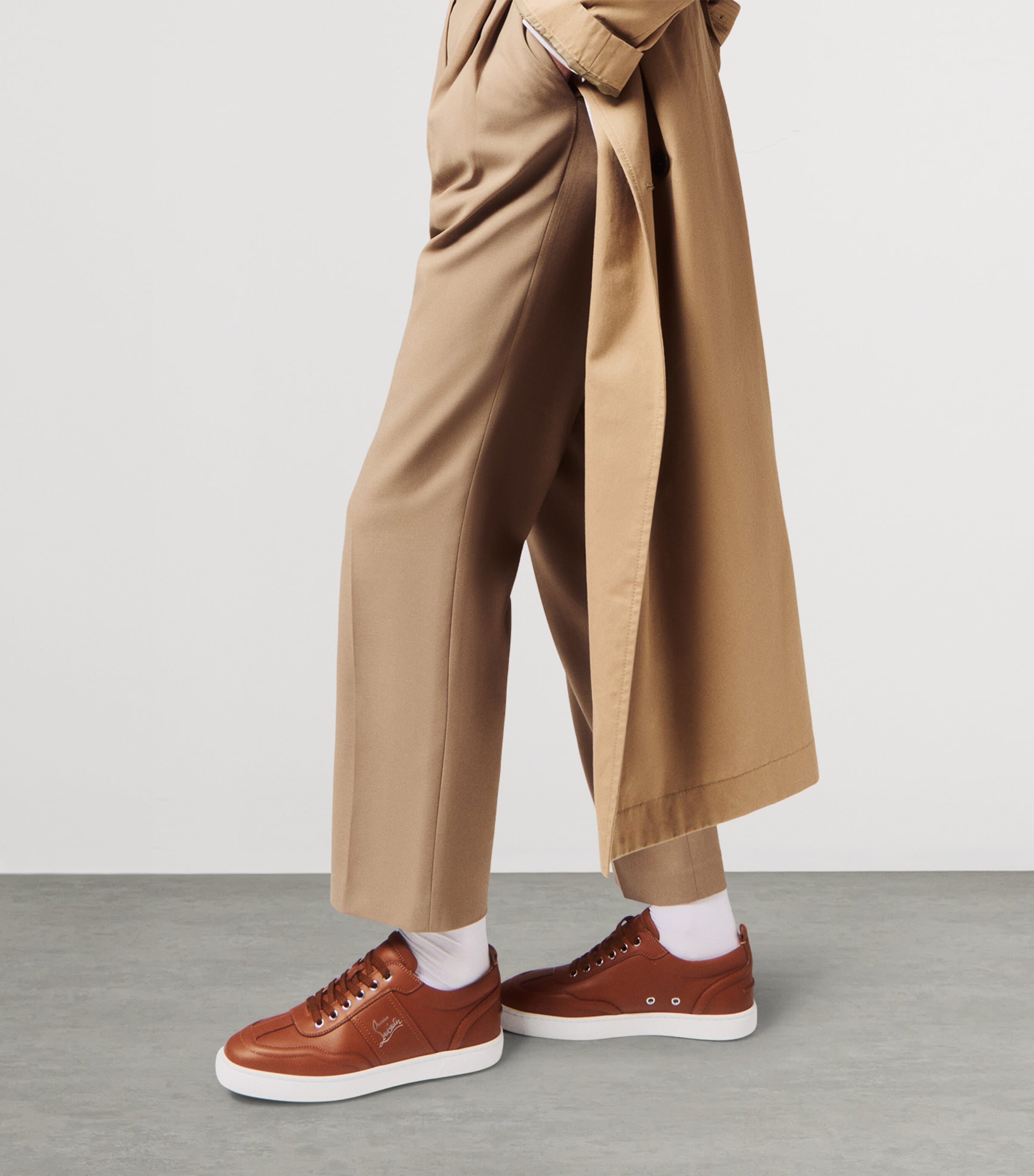 Retero Leather Sneakers BG71 Image 2