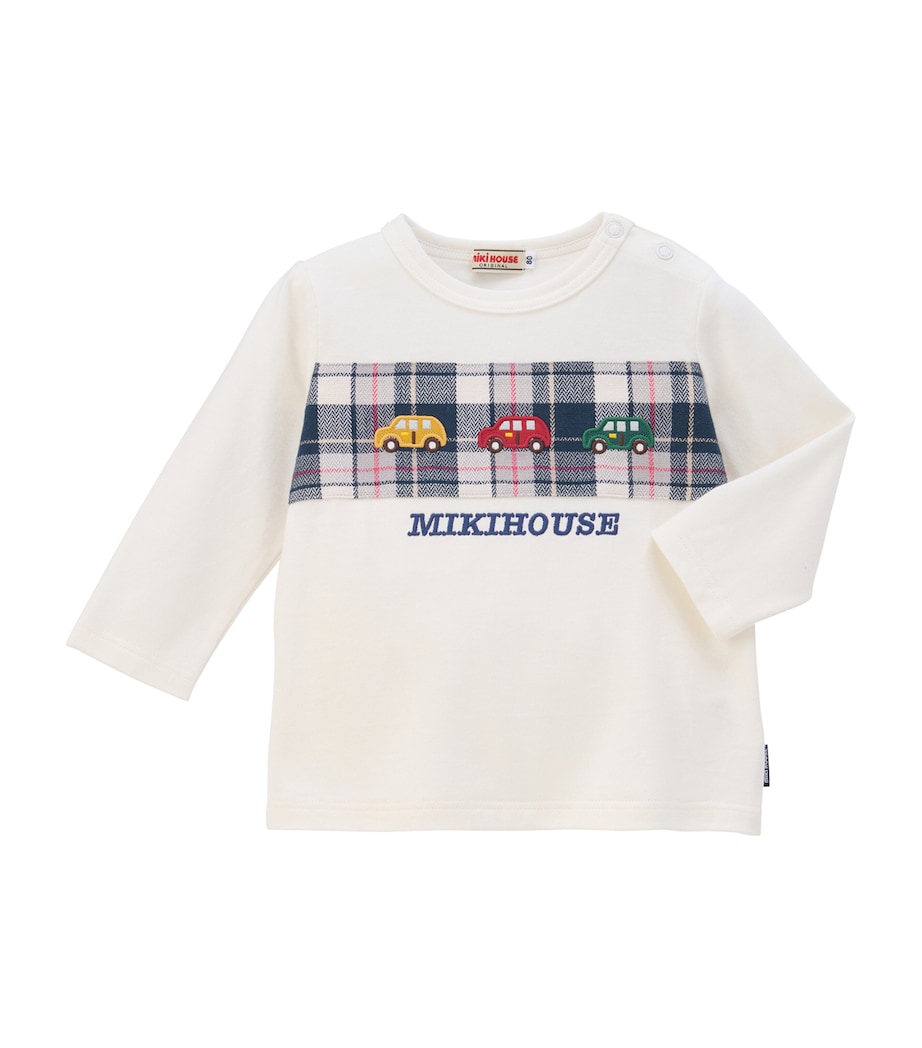 Miki House Cotton Car Logo T-Shirt (12 Months-9 Years) Image 1