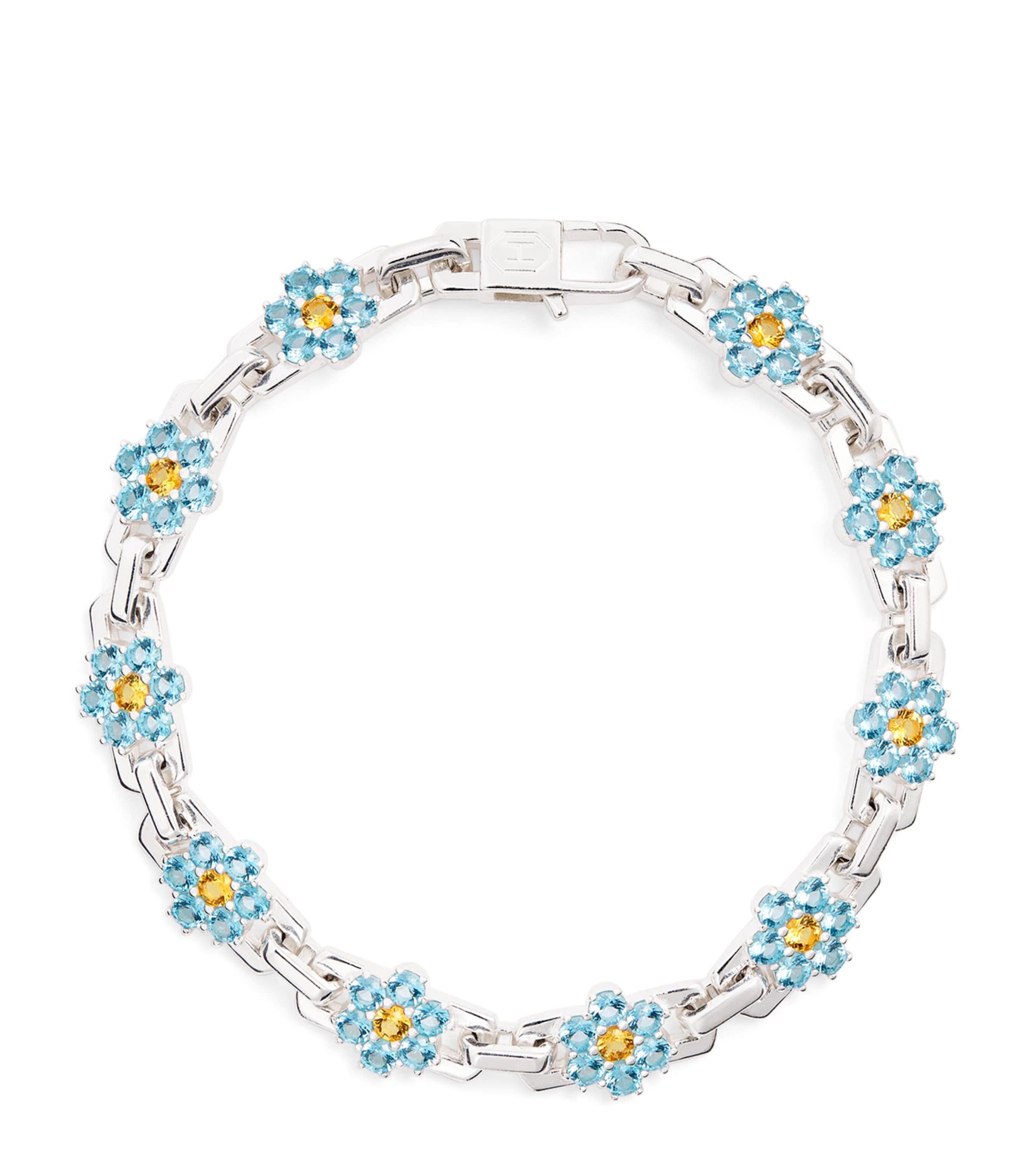 【関税込み】Hatton Labs シルバー Daisy ブレスレット Silver Daisy Silver Cubic Zirconia Bracelet | HATTON LABS
