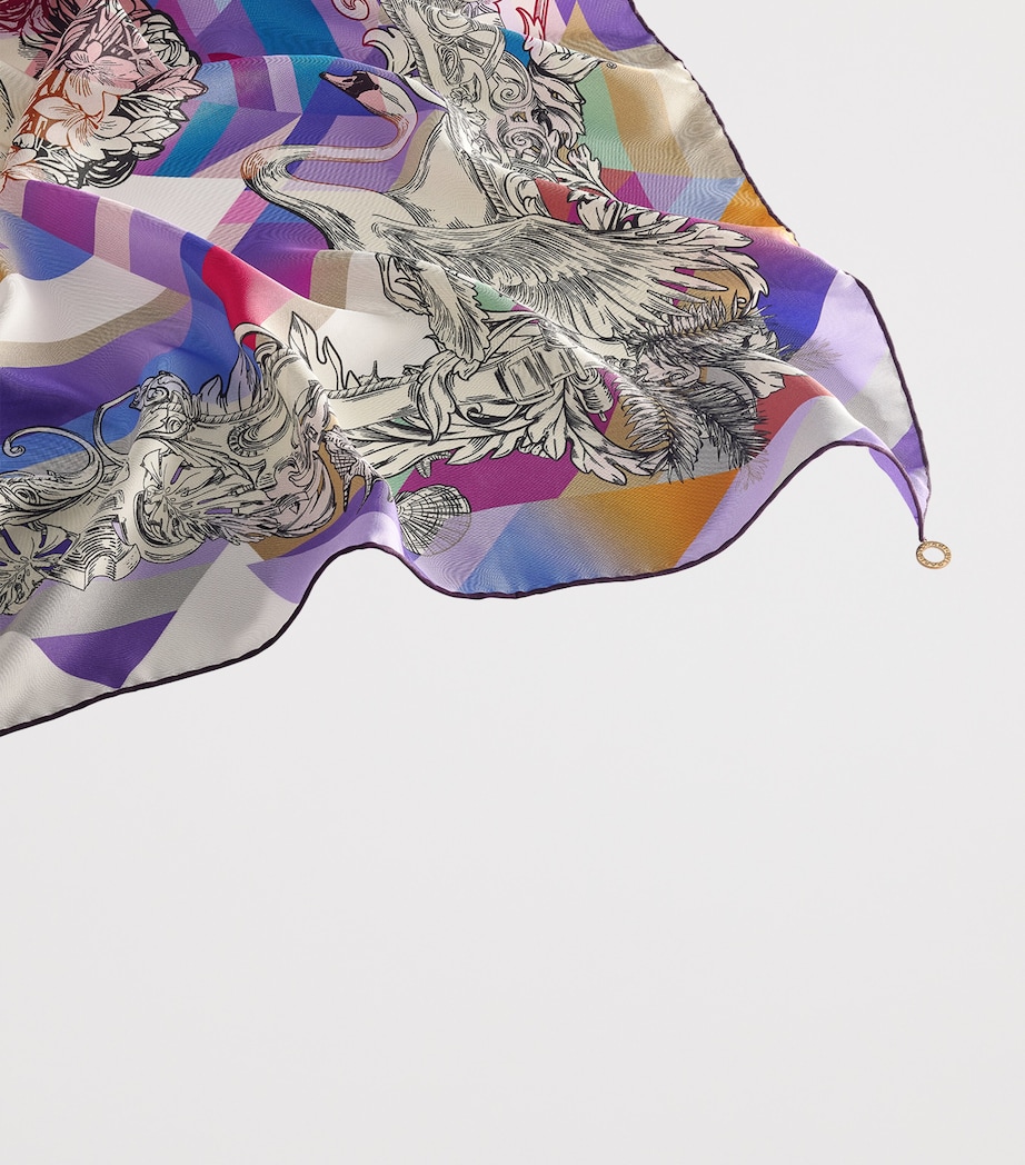 Silk Polychroma Venus Scarf MULTICOLOR Image 2