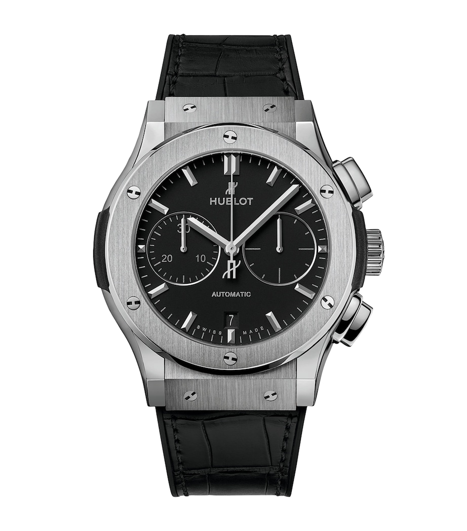 Titanium Classic Fusion Chronograph Watch 45mm BLACK Image 1