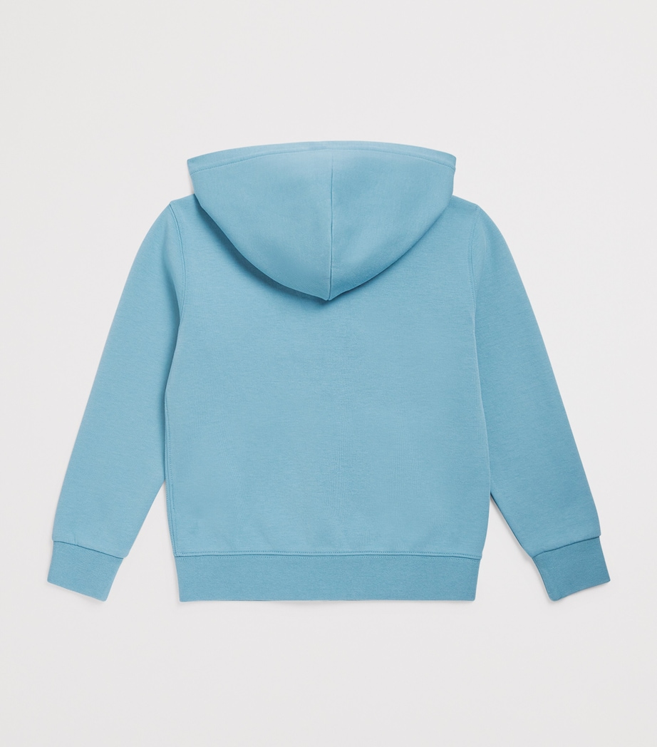 Ralph Lauren Kids Polo Pony Zip-Up Hoodie (2-7 Years) Cassidy Blue Image 2