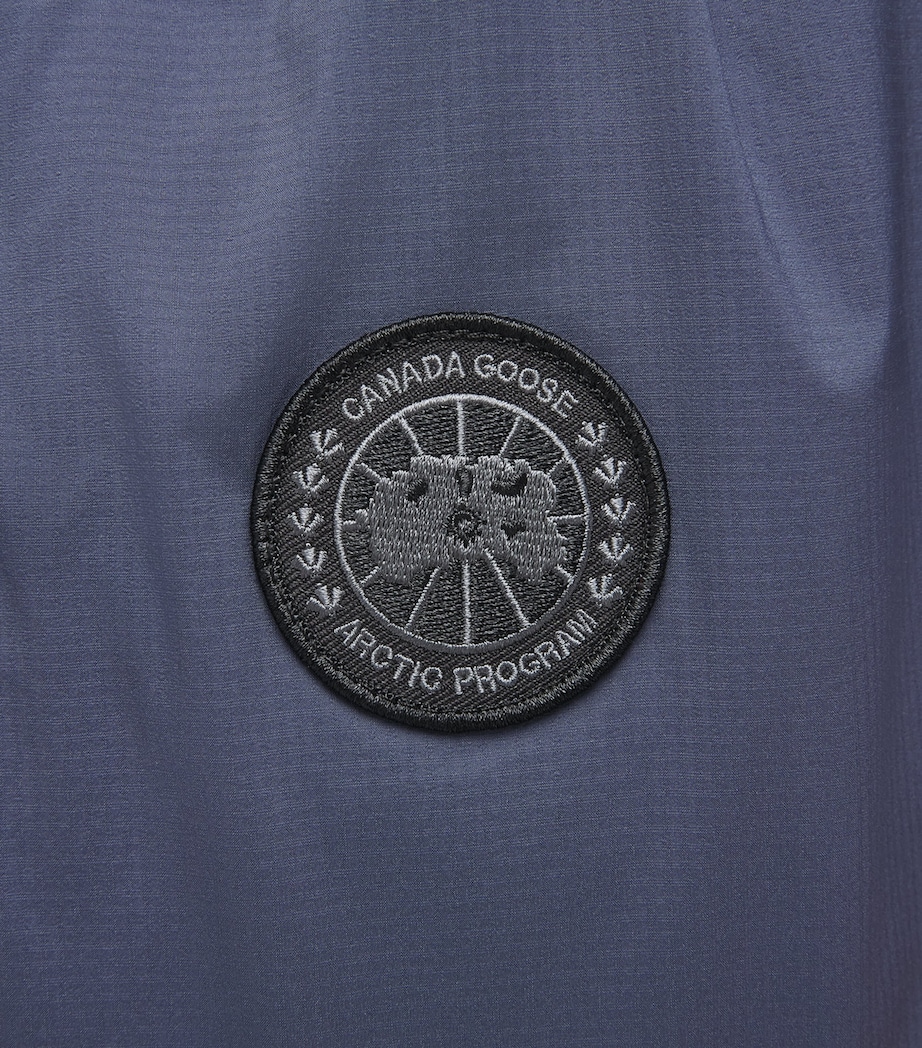 Canada Goose Mens Down Lodge Hooded Jacket Dusk Blue Image 6