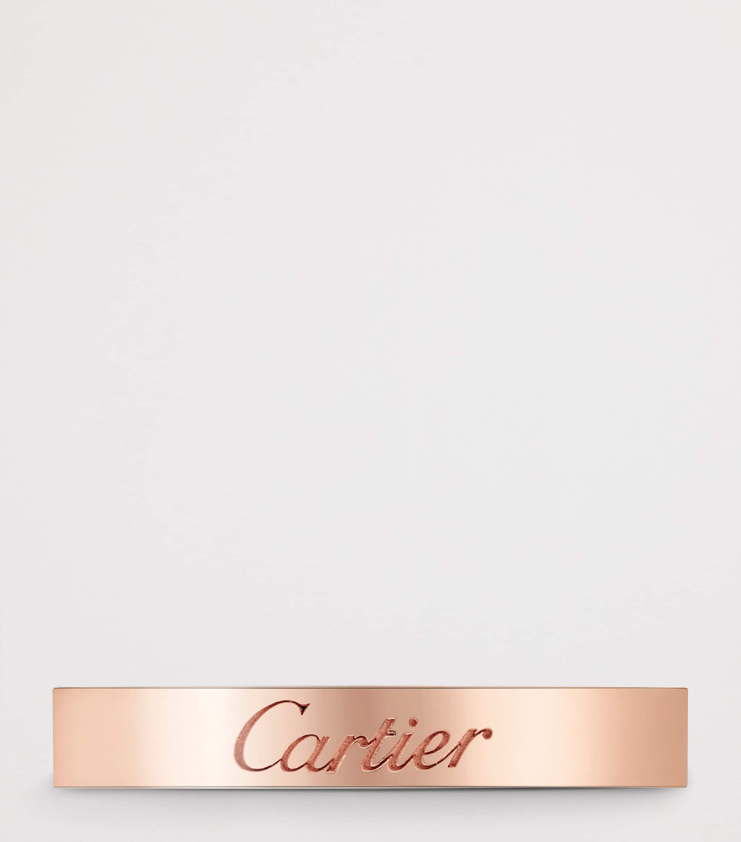 Cartier Rose Gold C de Cartier Wedding Band (3mm) Rose Gold Image 7