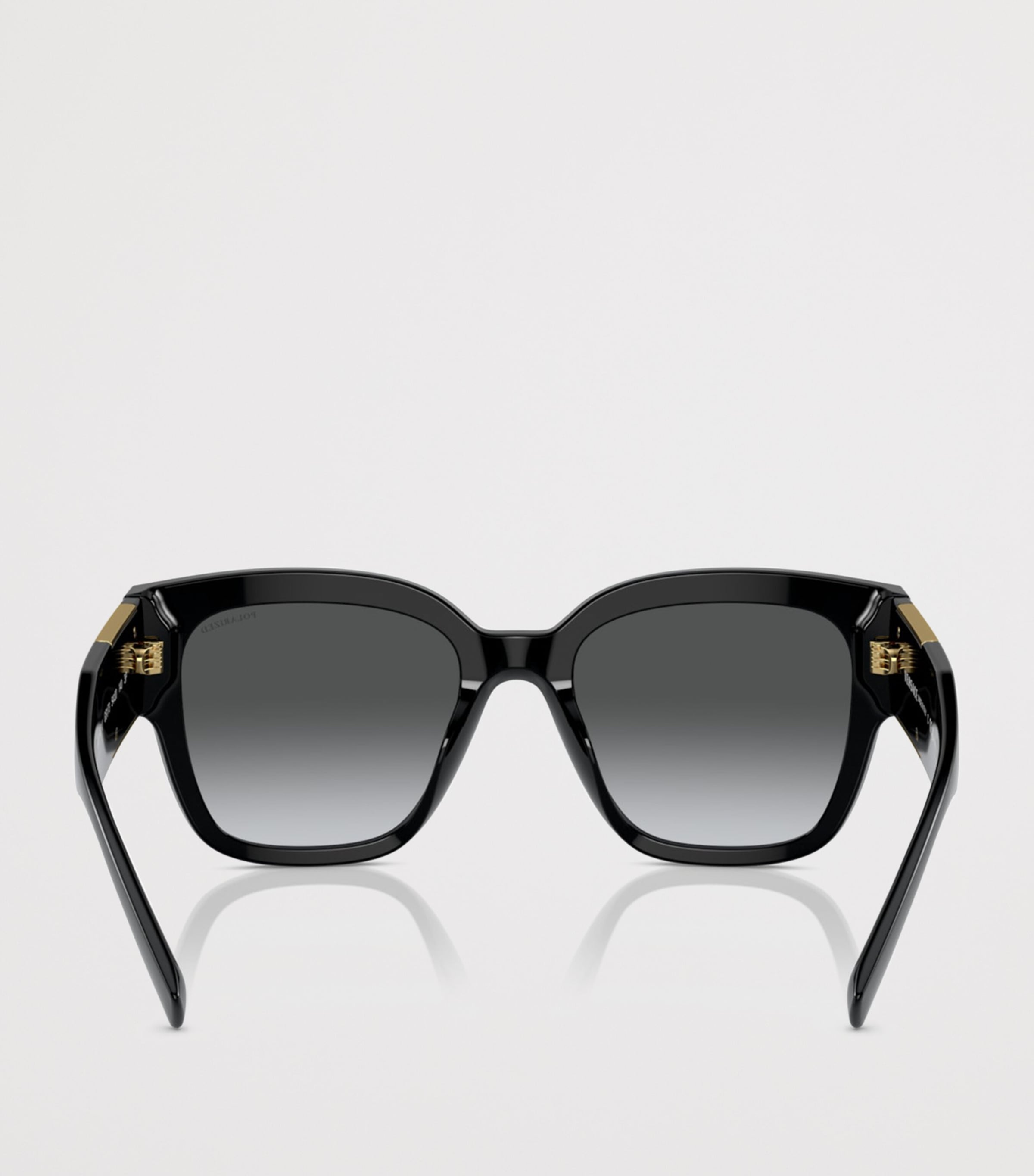 Versace Acetate Pillow Sunglasses Black Image 4