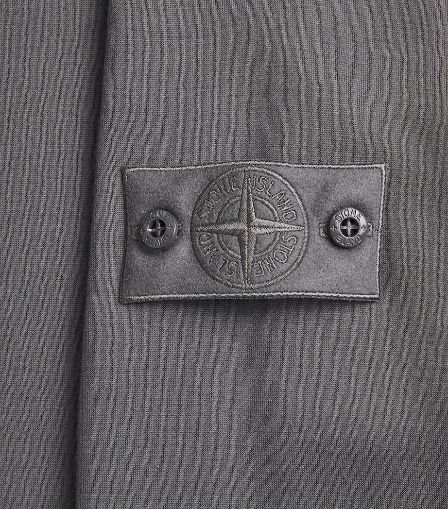 GHOST PIECE Cotton Compass Logo Sweatshirt V0067 Image 5