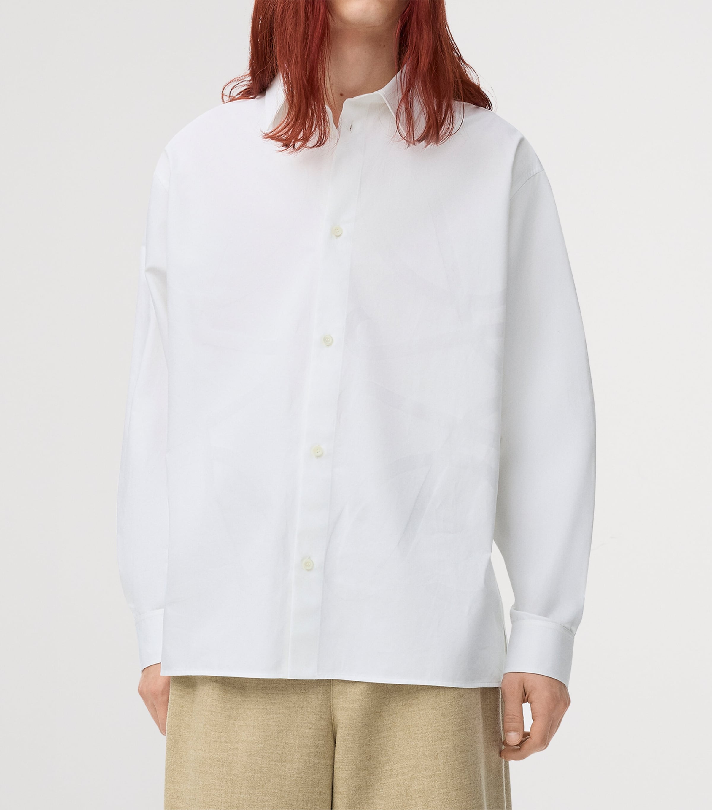 Cotton Anagram Shirt WHITE Image 4