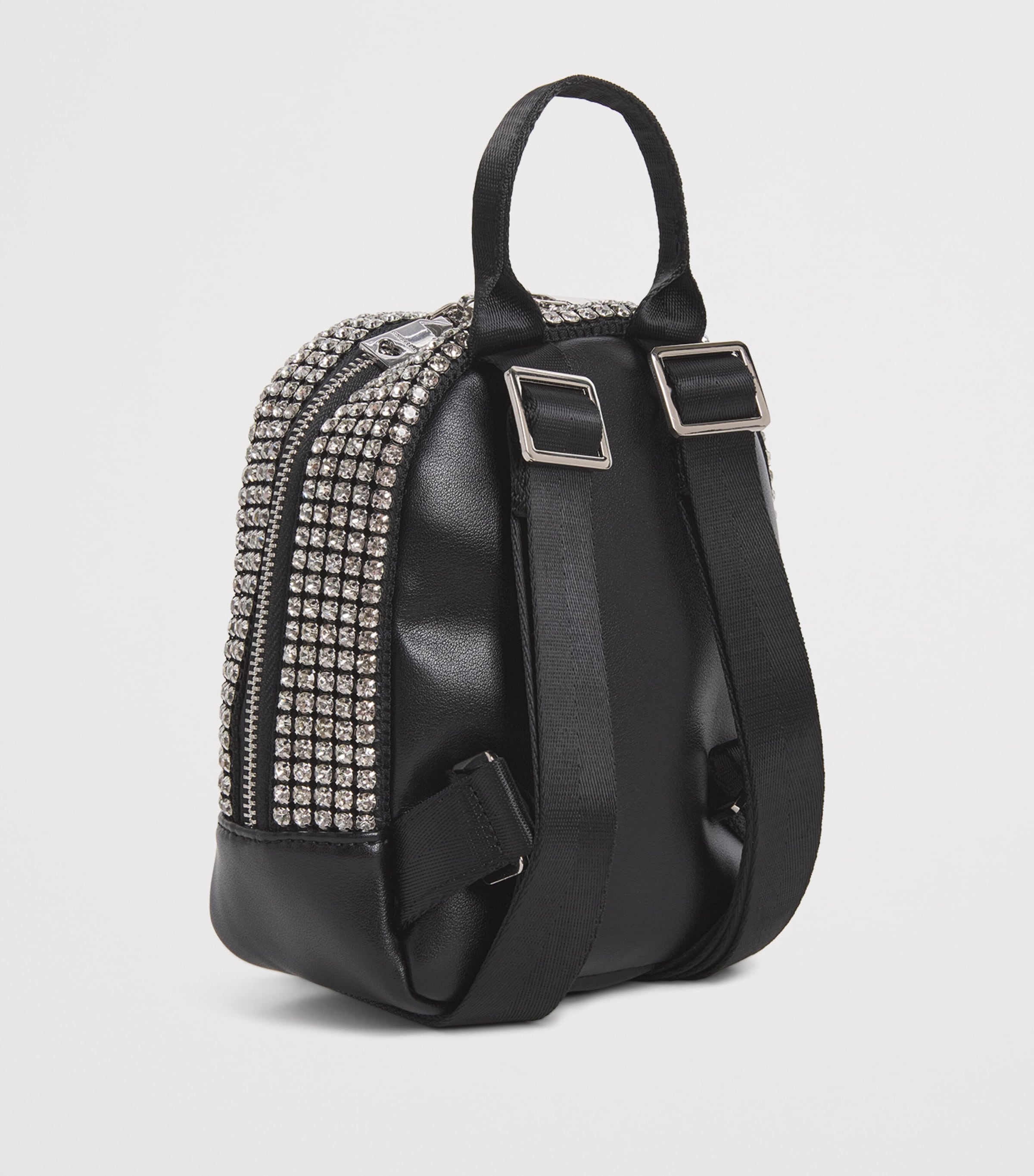 Monnalisa Rhinestone Backpack Nero Image 2