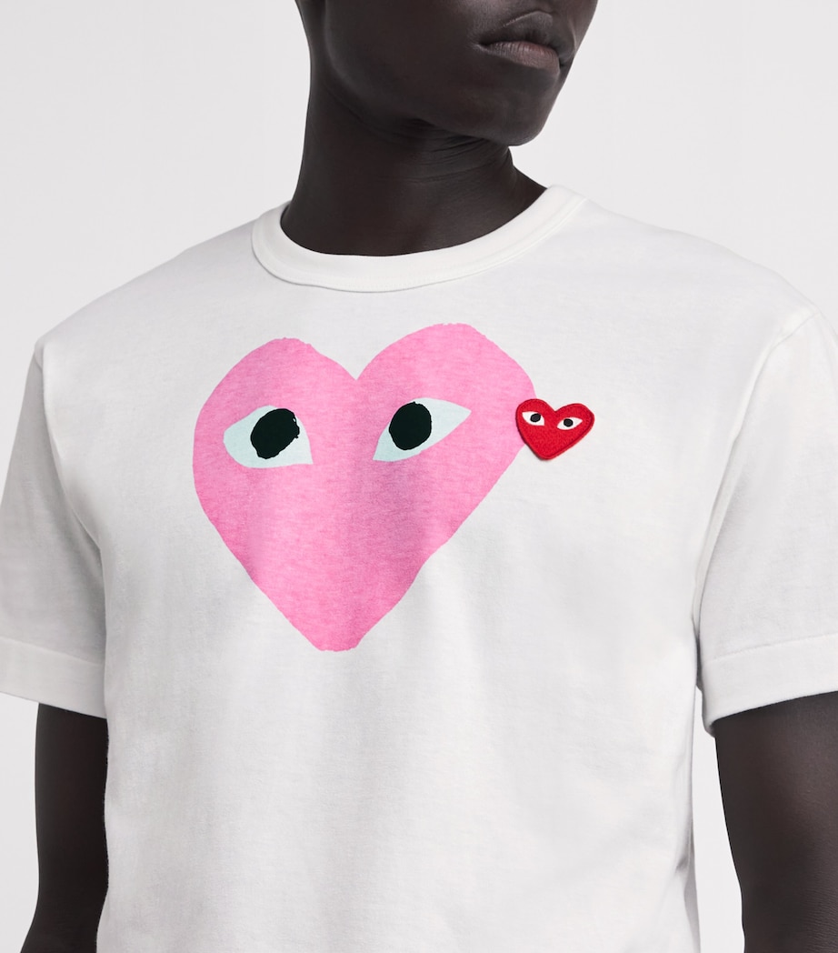 Heart Logo T-Shirt 4- PINK Image 6
