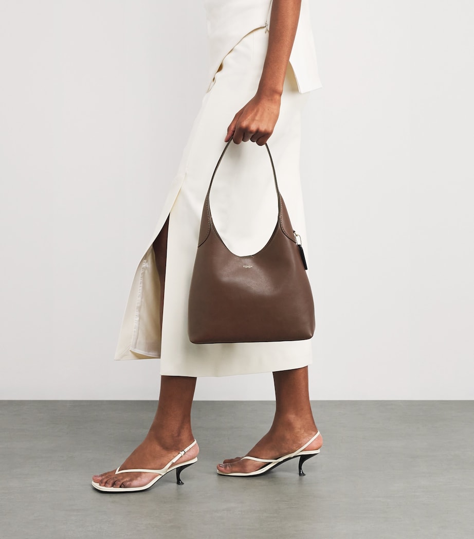 Leather Brooklyn 28 Shoulder Bag B4/MAPLE Image 2