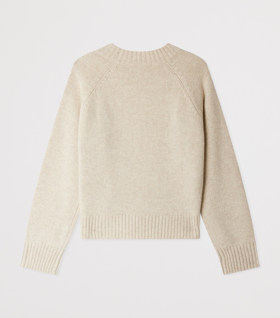 Wool-Blend Gillia Sweater (4-8 Years) MULTICO NATUREL Image 2