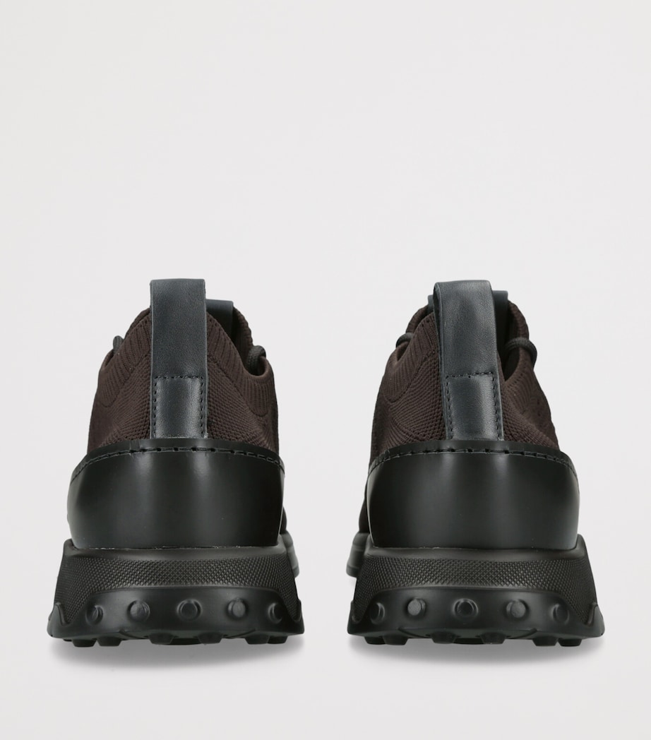 Tod's Mens Run 63K Calzino Sneakers Dark Brown Image 2