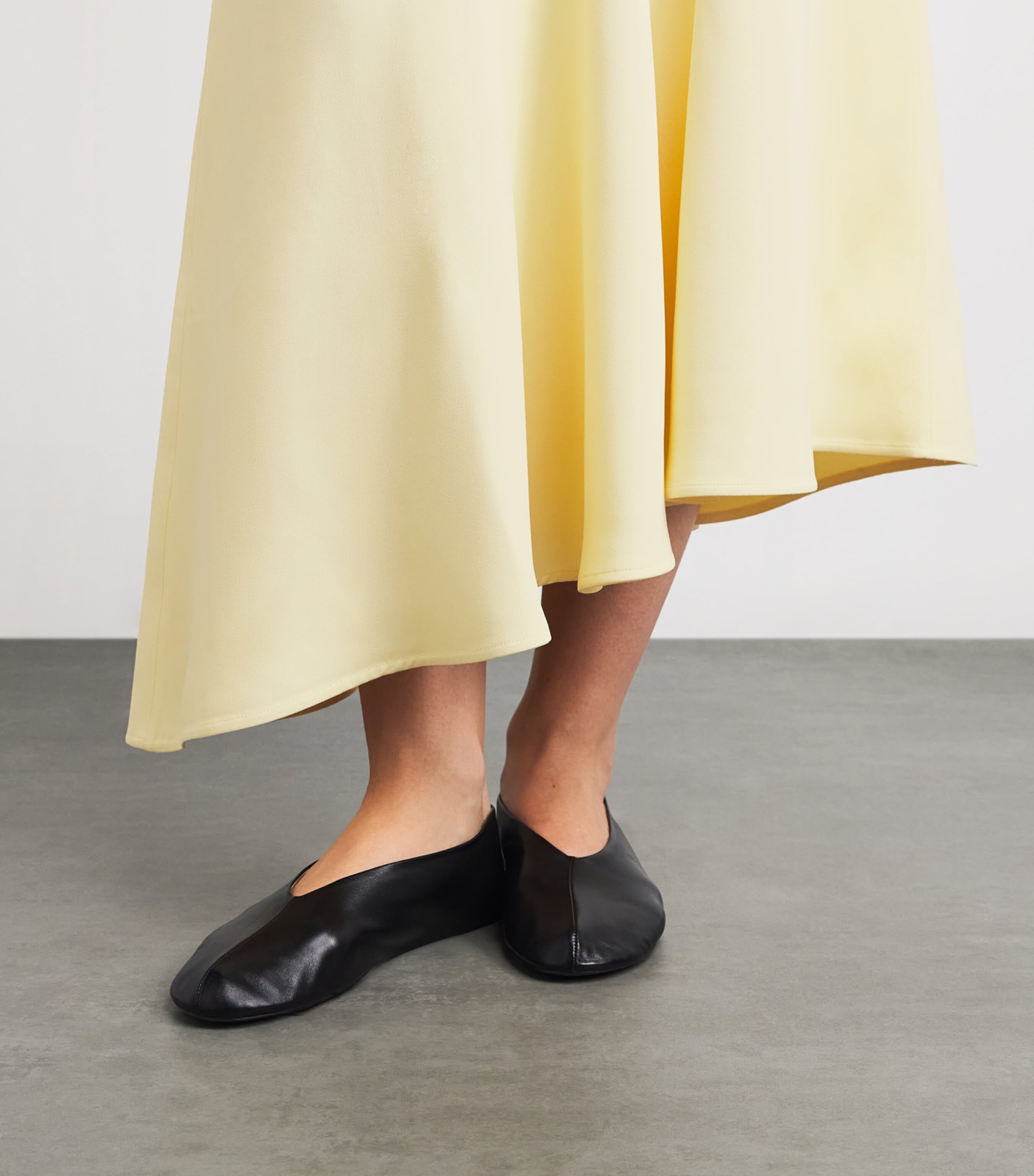 Fabiana Filippi Womens Asymmetric Cady Midi Dress Giallo Image 5