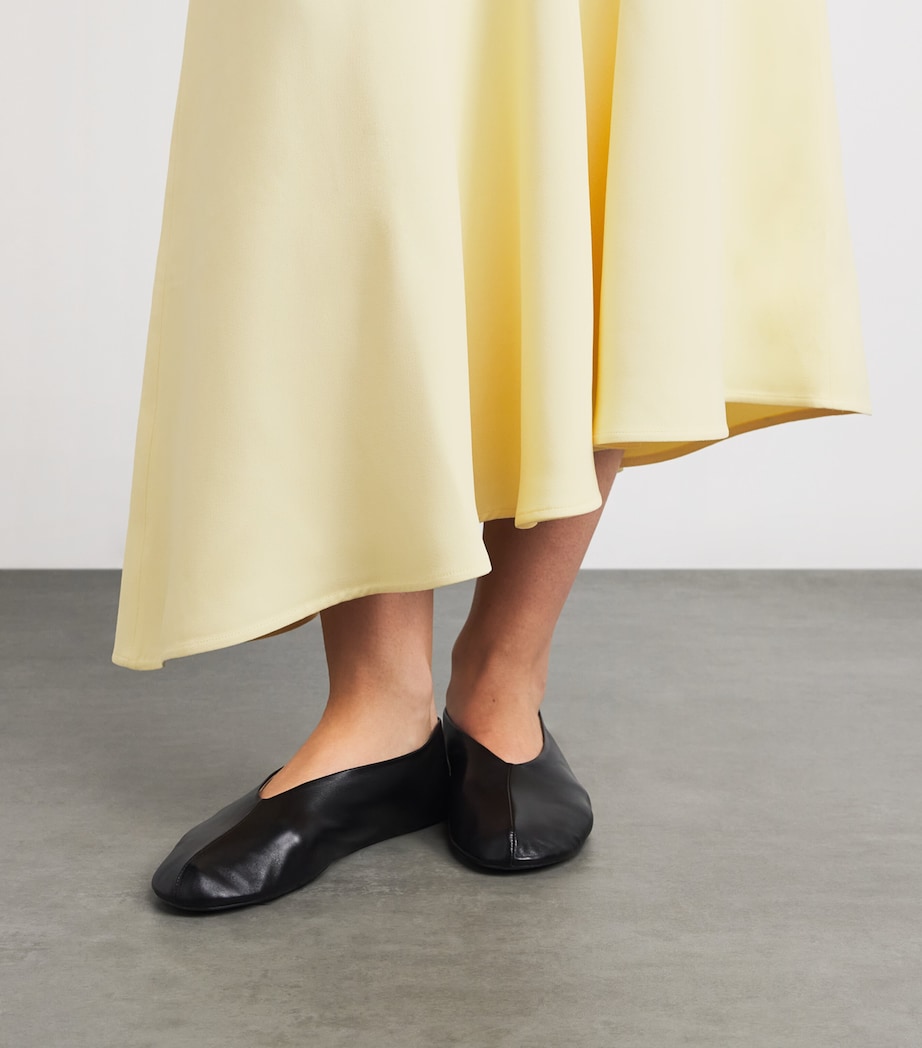 Fabiana Filippi Womens Asymmetric Cady Midi Dress Giallo Image 5