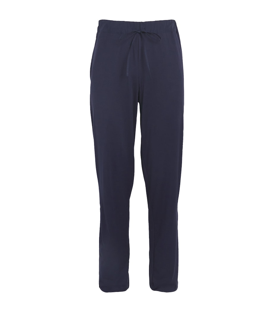 Jersey Cotton Pyjama Bottoms 0496 - BLACK IRIS Image 1