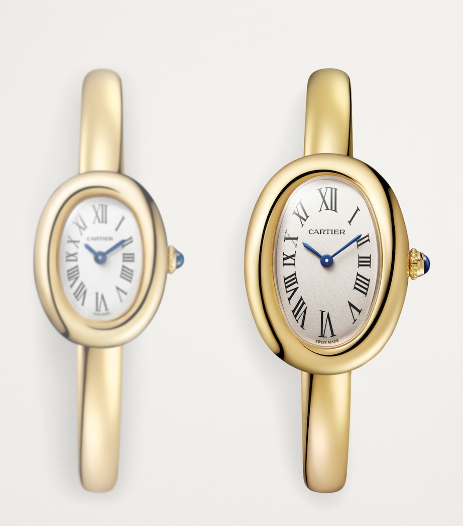 Small Yellow Gold Baignoire de Cartier Watch 23.1mm (Size 15) YELLOW GOLD Image 4