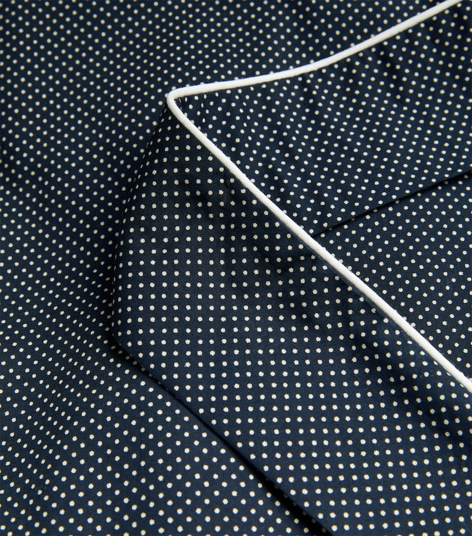 Polka-Dot Dressing Gown NAVY Image 5