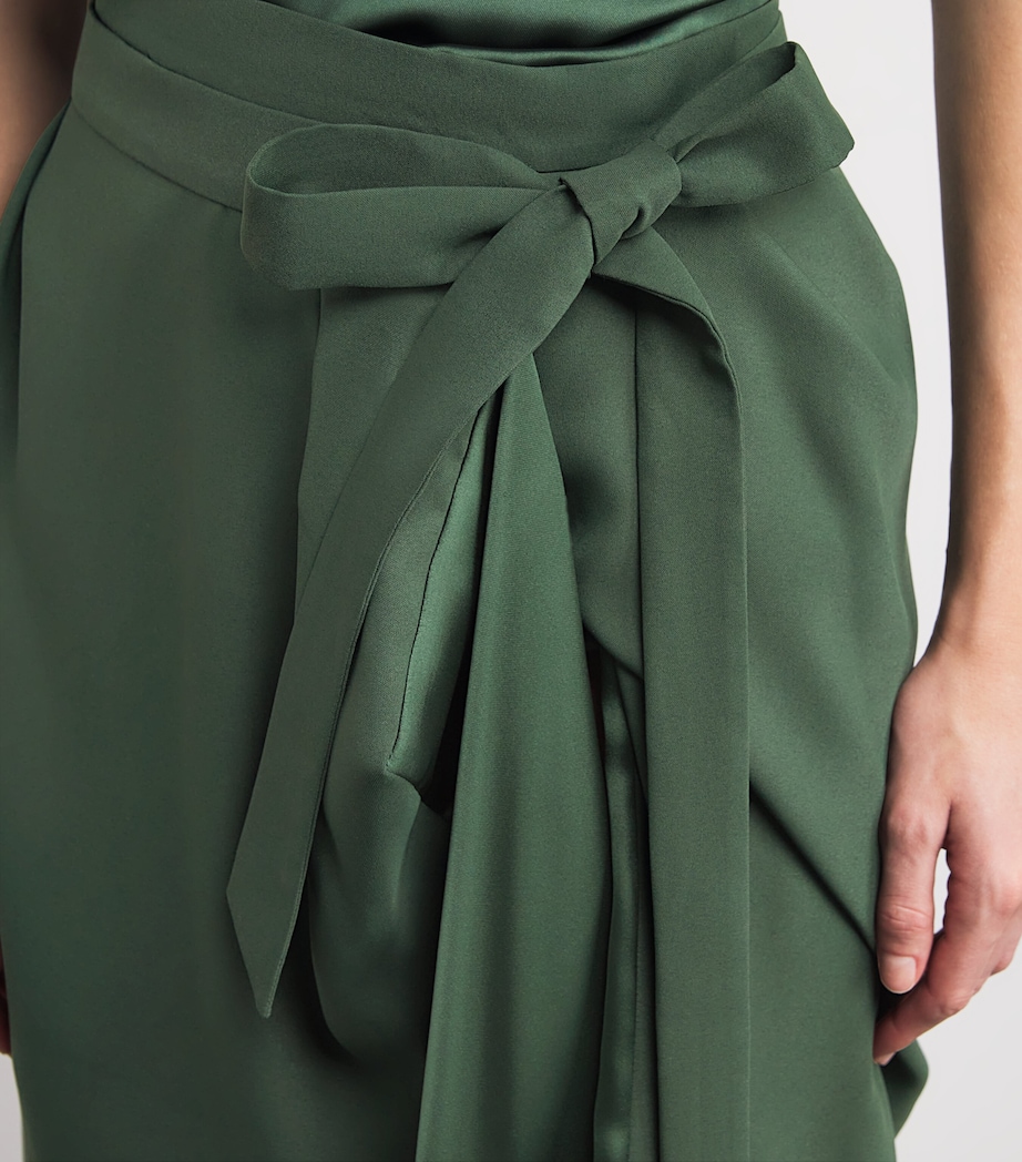 Zora Midi Skirt GREEN Image 6