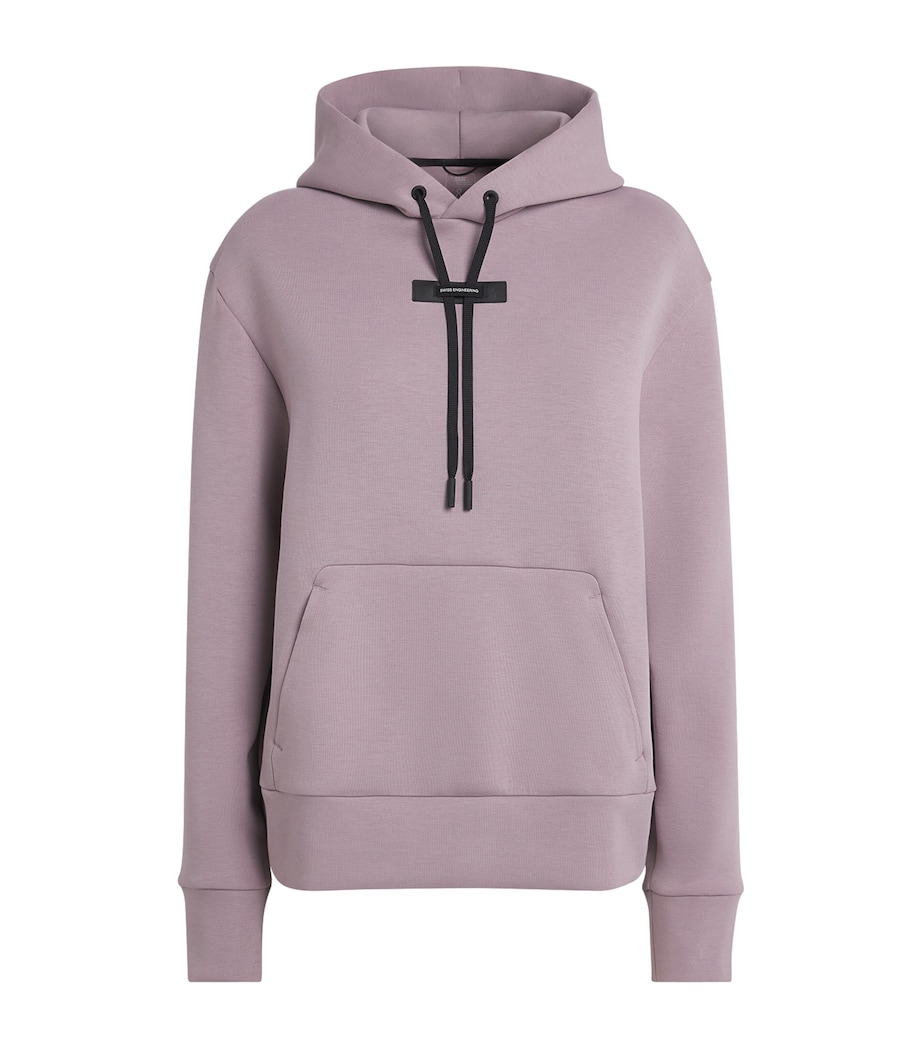 On Womens Cotton-Blend Focus Tech Hoodie Heron Image 1