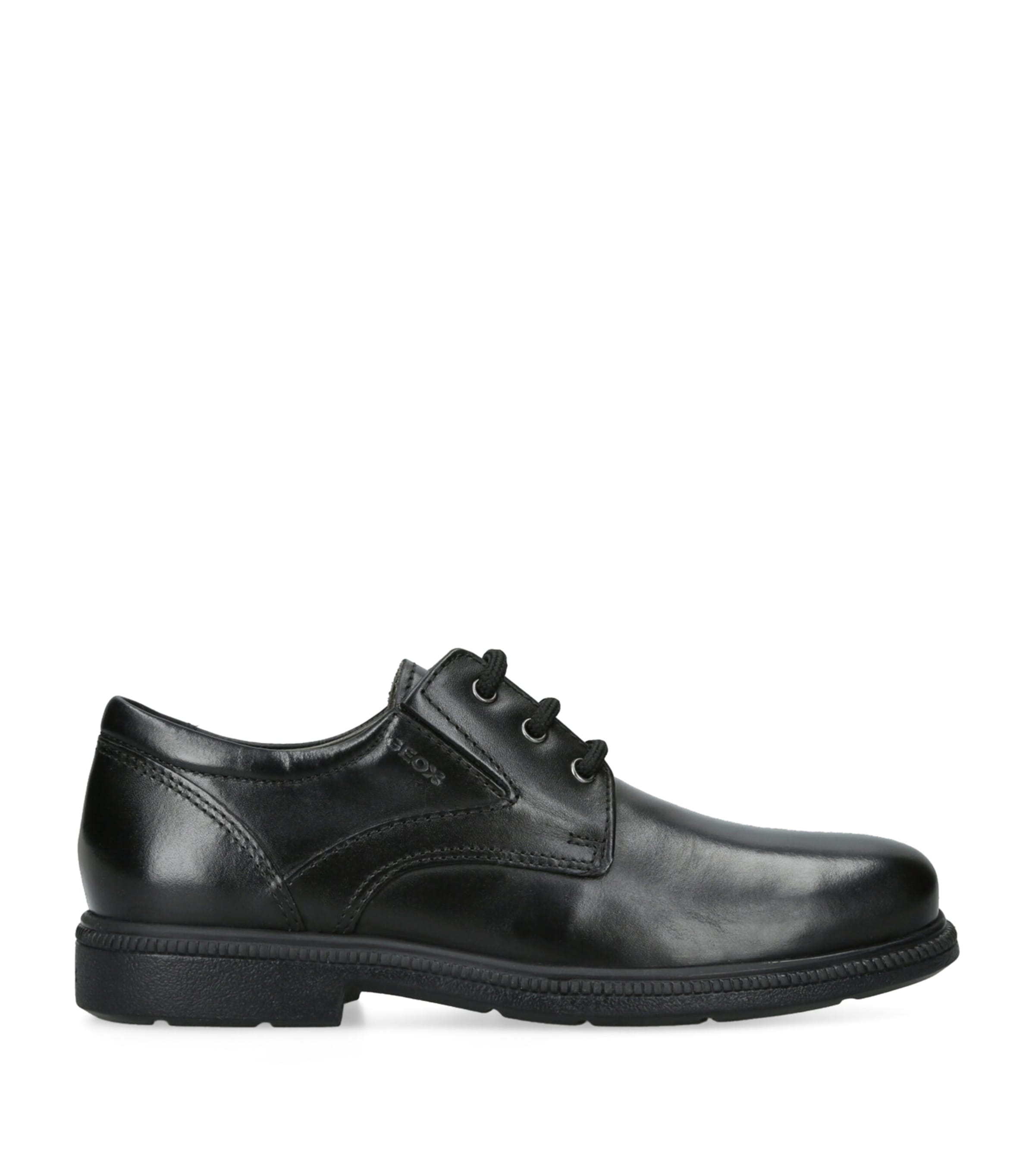 Geox Leather Federico Shoes In Black