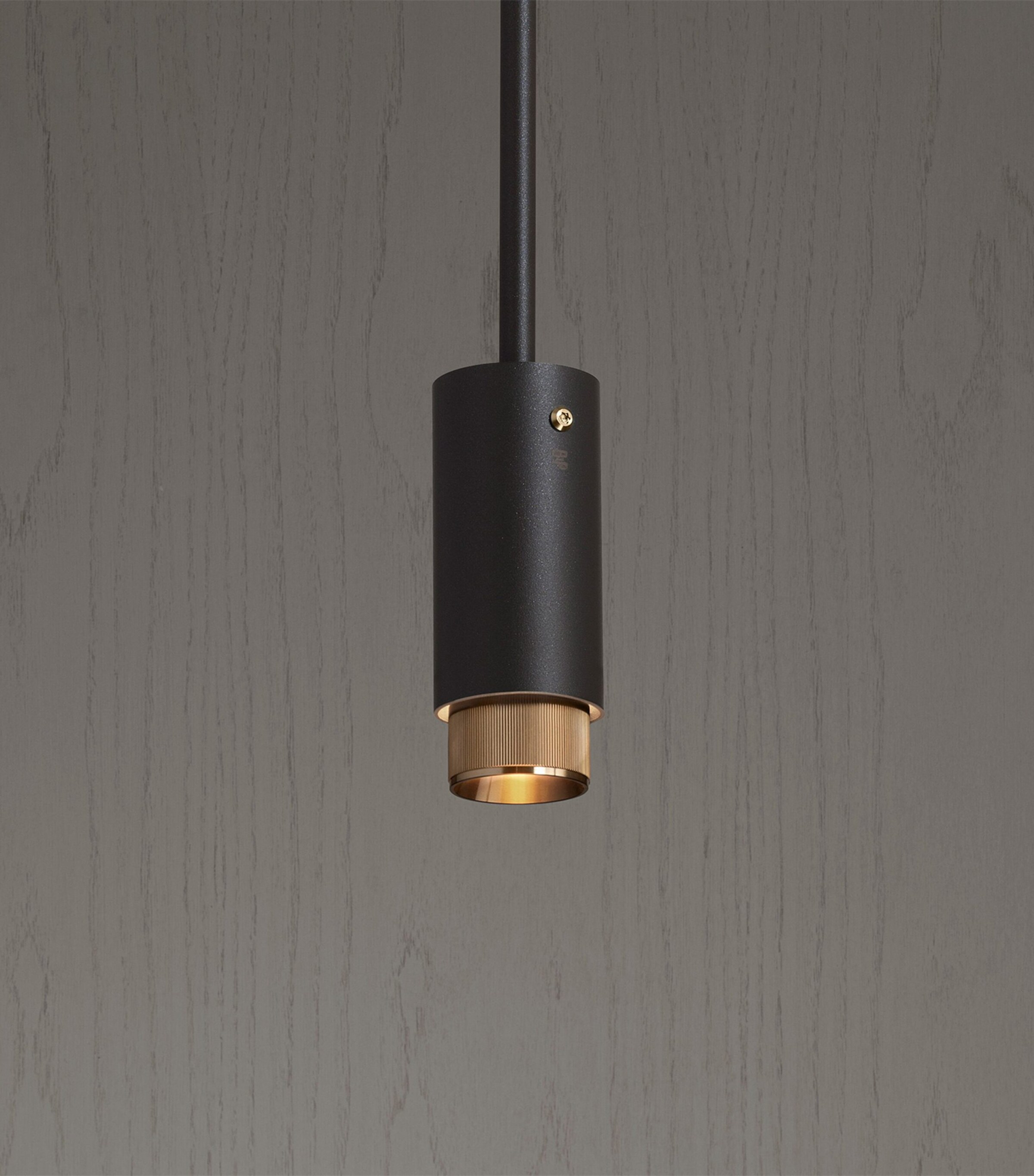 Buster + Punch Graphite Aluminium Exhaust Pendant Brass Image 3