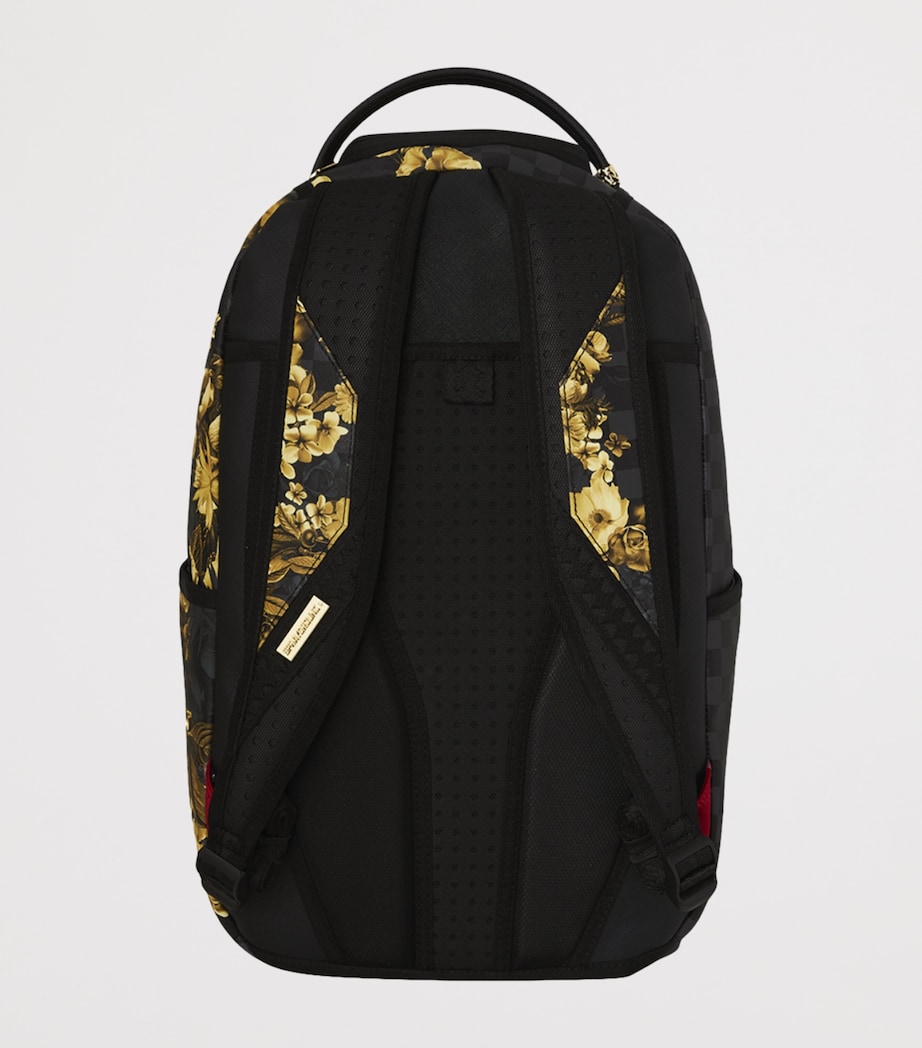 Sprayground Floral Remix Backpack Gold Floral Remix Image 4