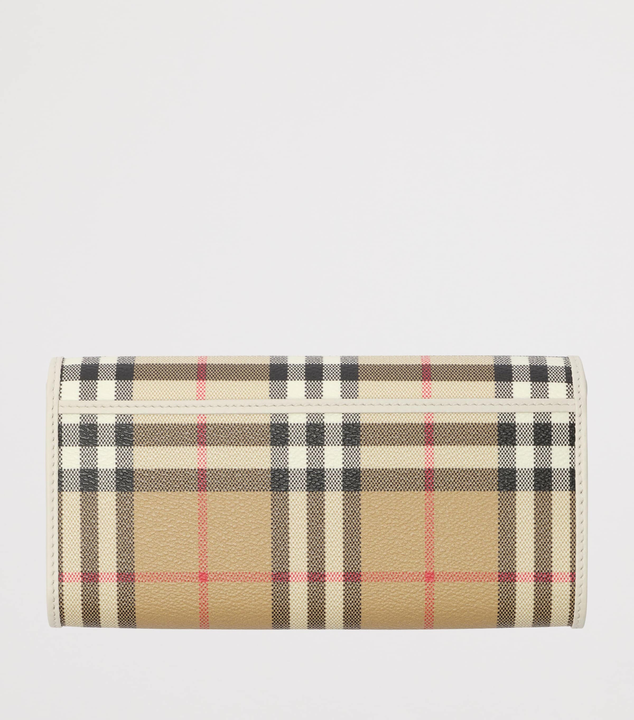 Burberry Check Continental Wallet Vntg Chk/soap Image 2
