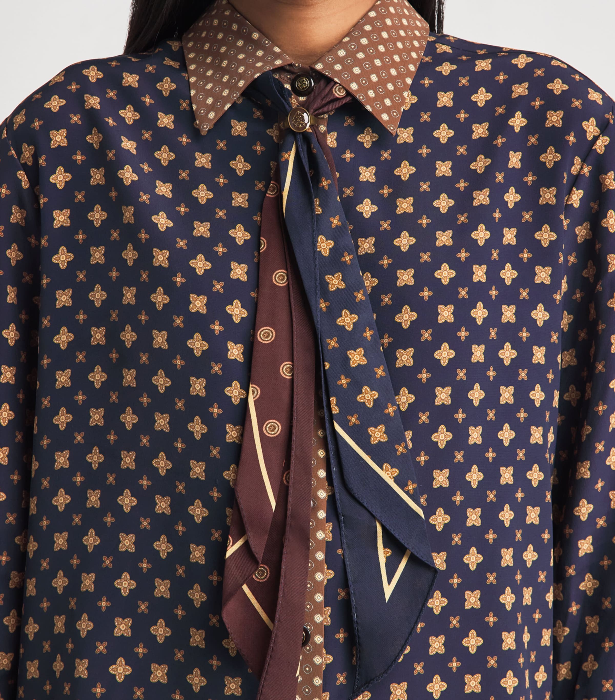 Zimmermann Womens Printed Shirt Multi Geo Print Image 3