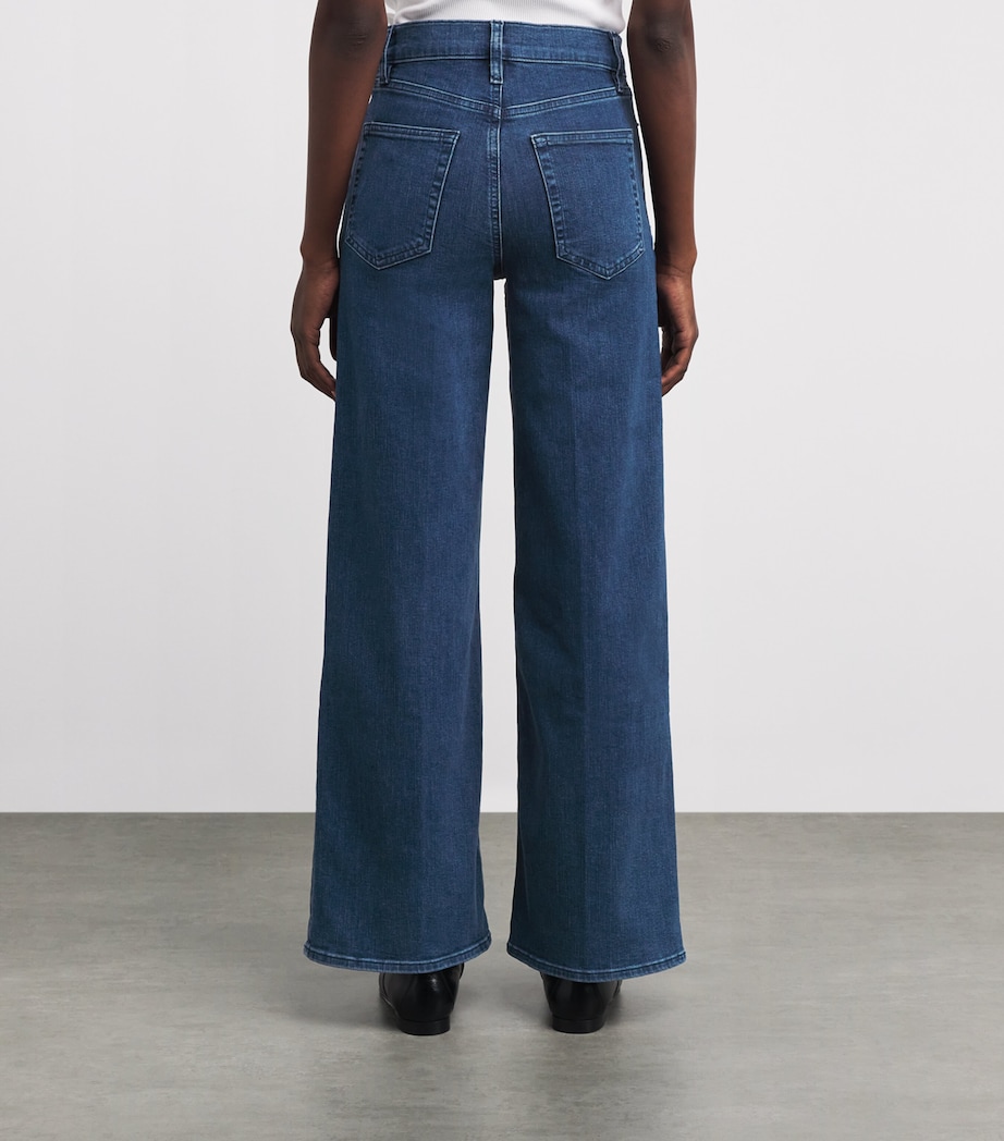 Le Slim Palazzo Bootcut Jeans LONR LONER Image 4