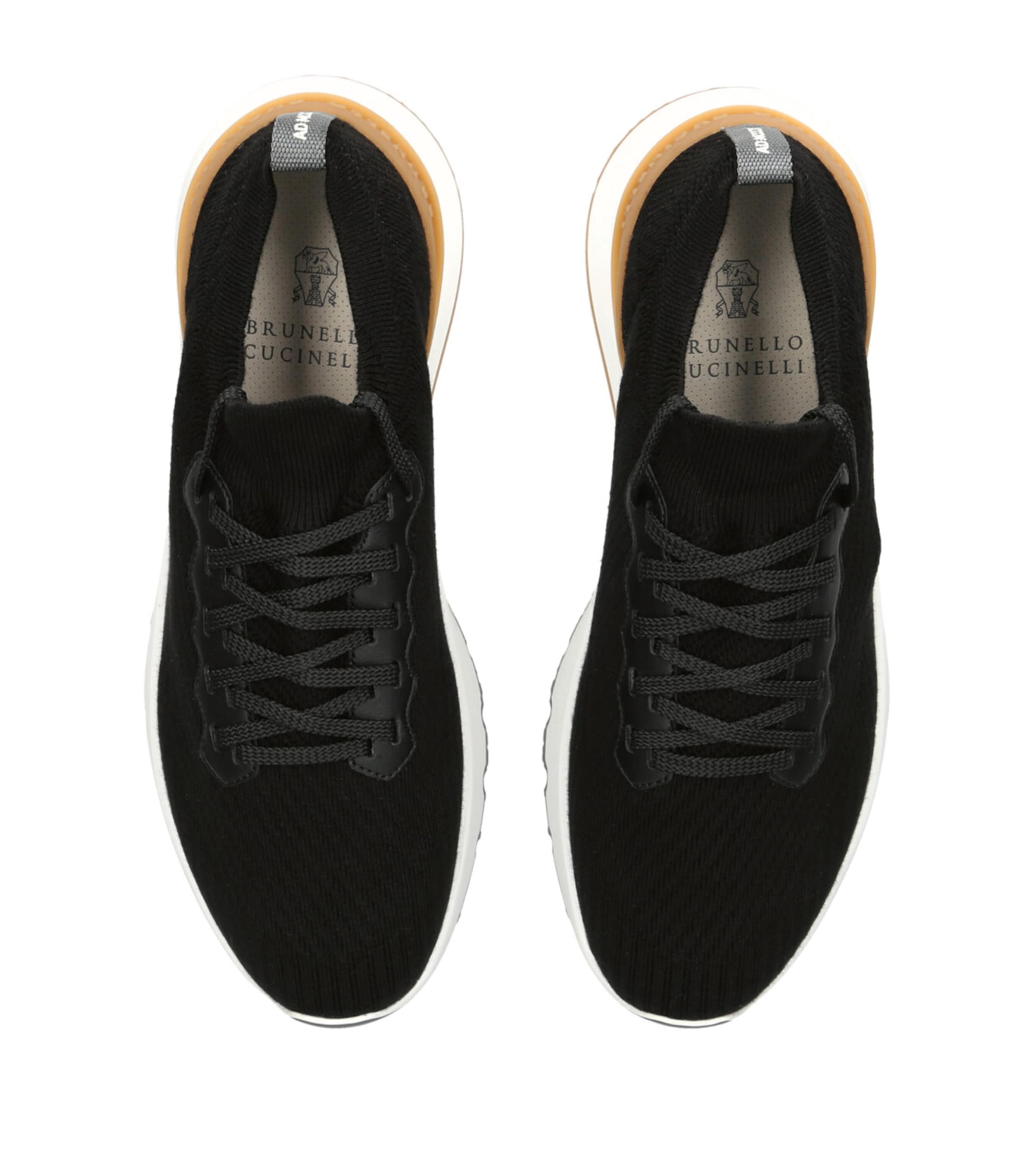 Knitted Sneakers BLACK Image 4