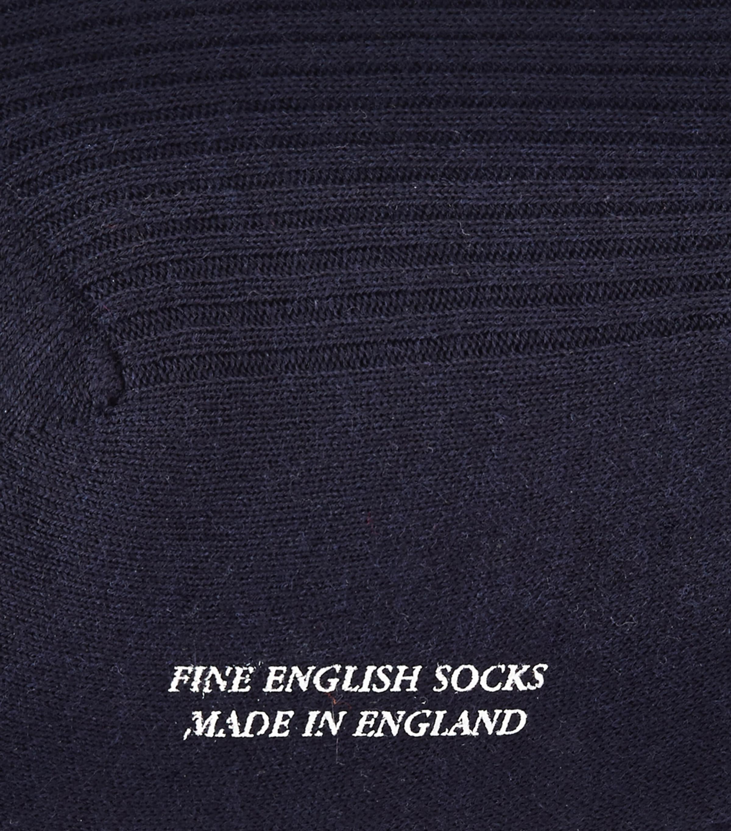 Ribbed Socks NAVY Image 3