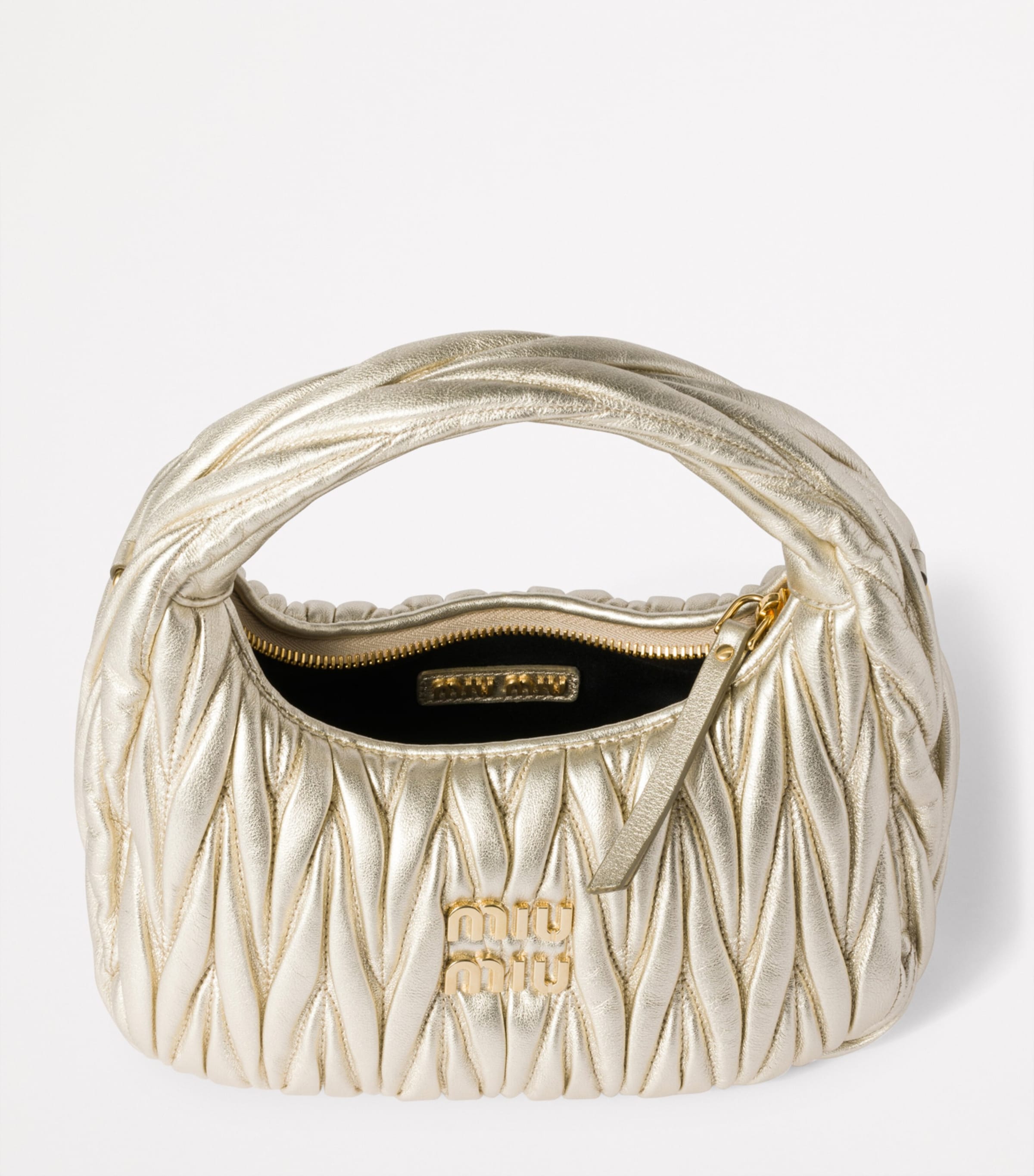 Matelassé Leather Wander Top-Handle Bag F0846 Image 4