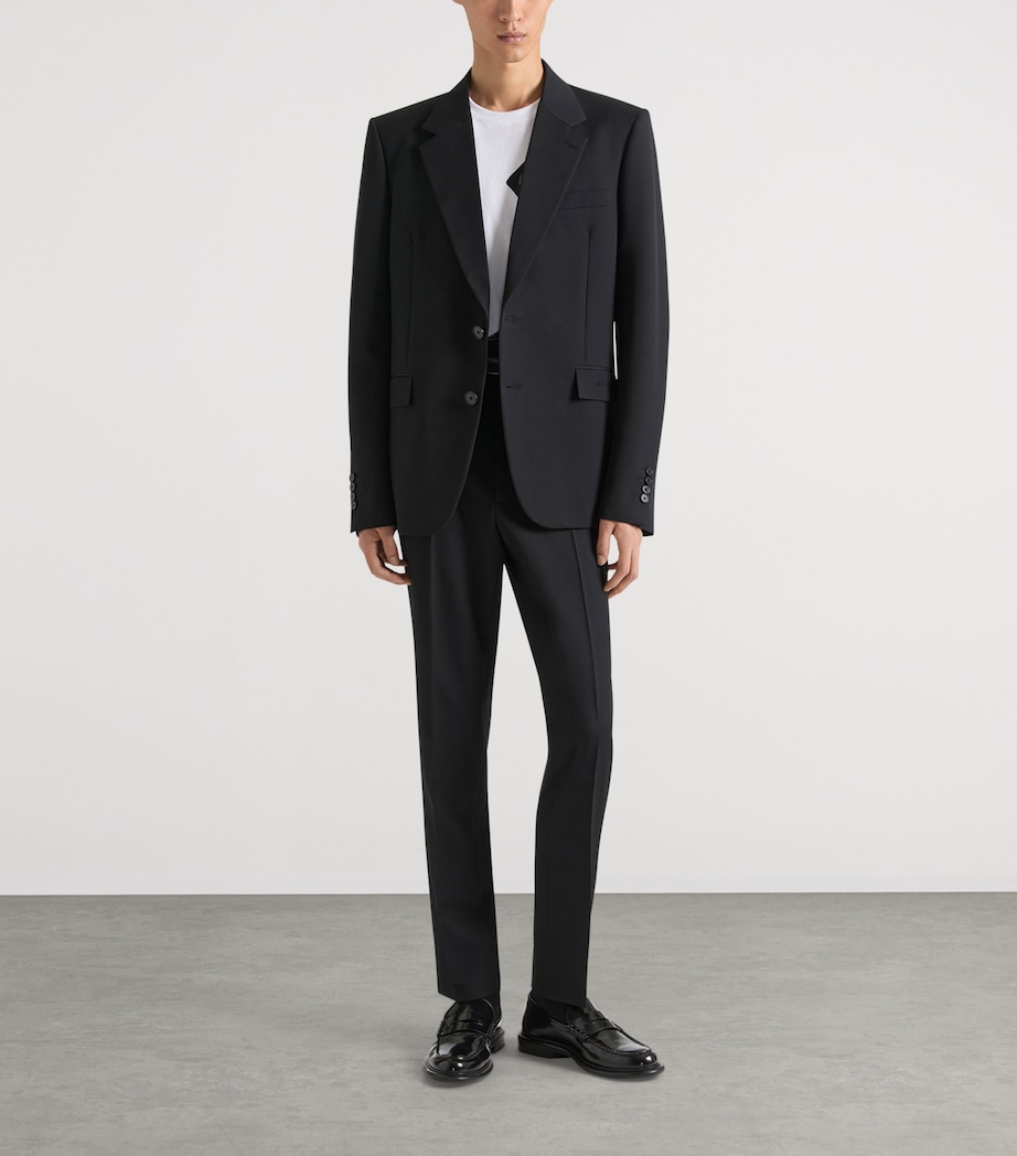 Wool Trousers BLACK Image 2