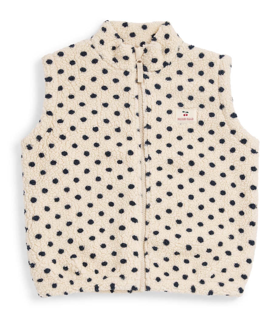 KONGES SLOJD Fleece Jody Gilet (18 Months-10 Years) Dot Lumiere Image 1