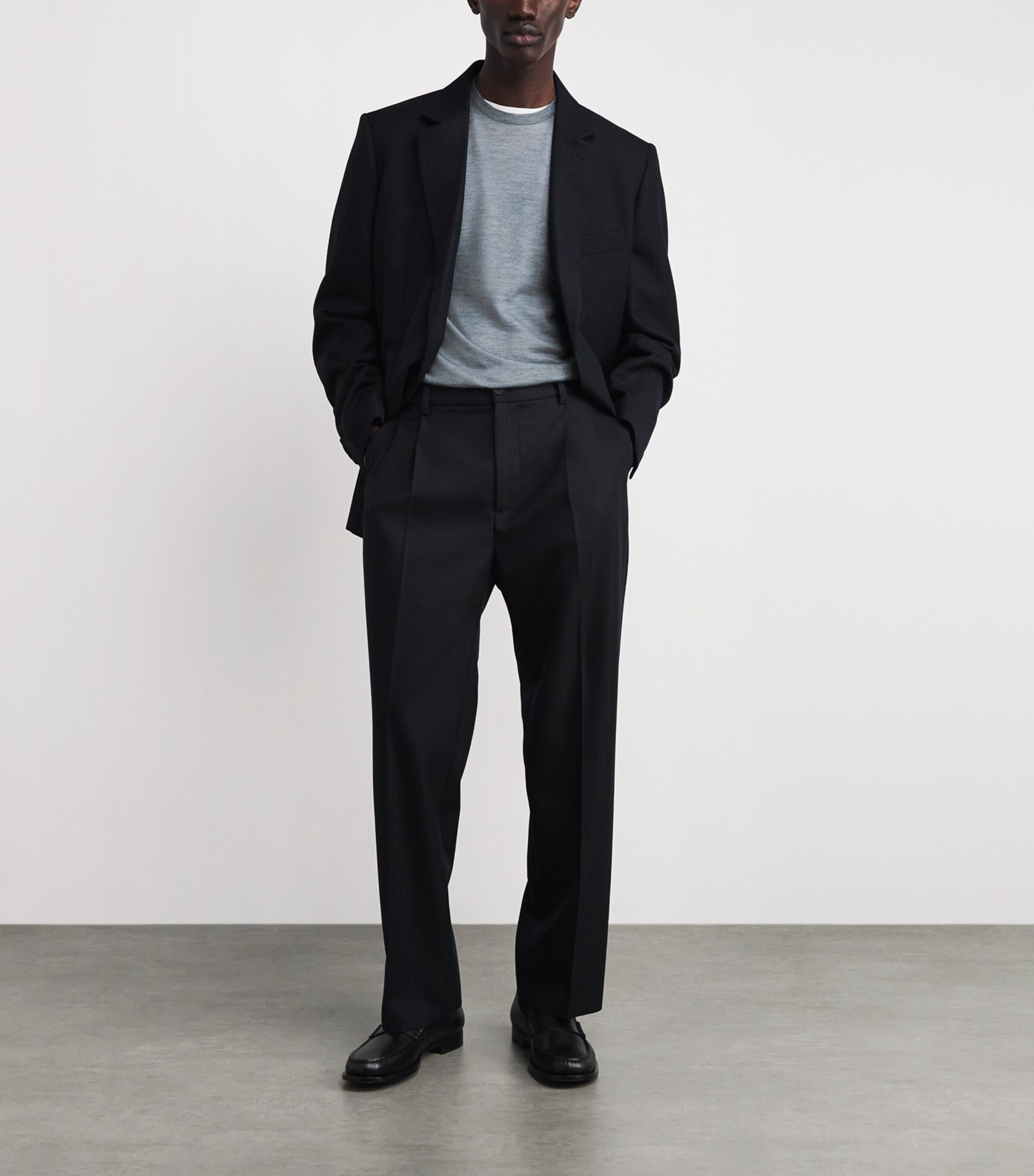 Cashmere-Silk T-Shirt 3 SKY GRET Image 2