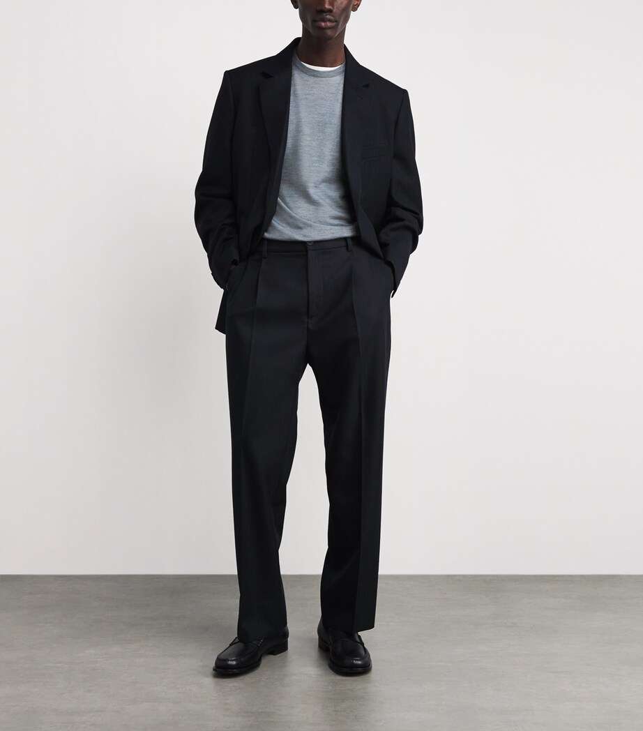 Cashmere-Silk T-Shirt 3 SKY GRET Image 2