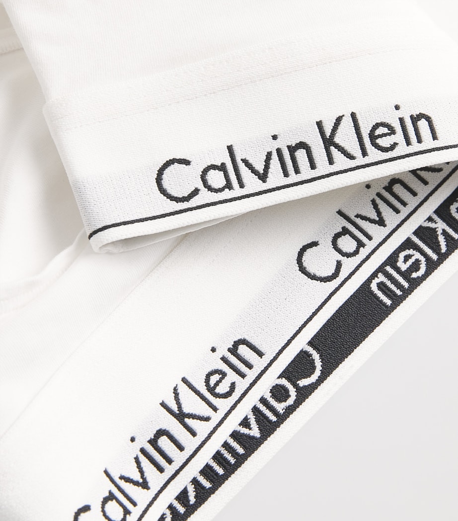 Logo Bralette 100 WHITE Image 4