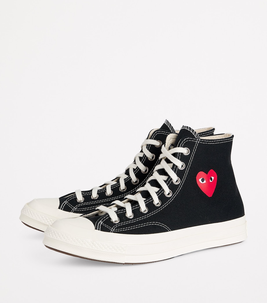 x Converse Heart Chuck Taylor All Star '70 High-Top Sneakers BLACK Image 3