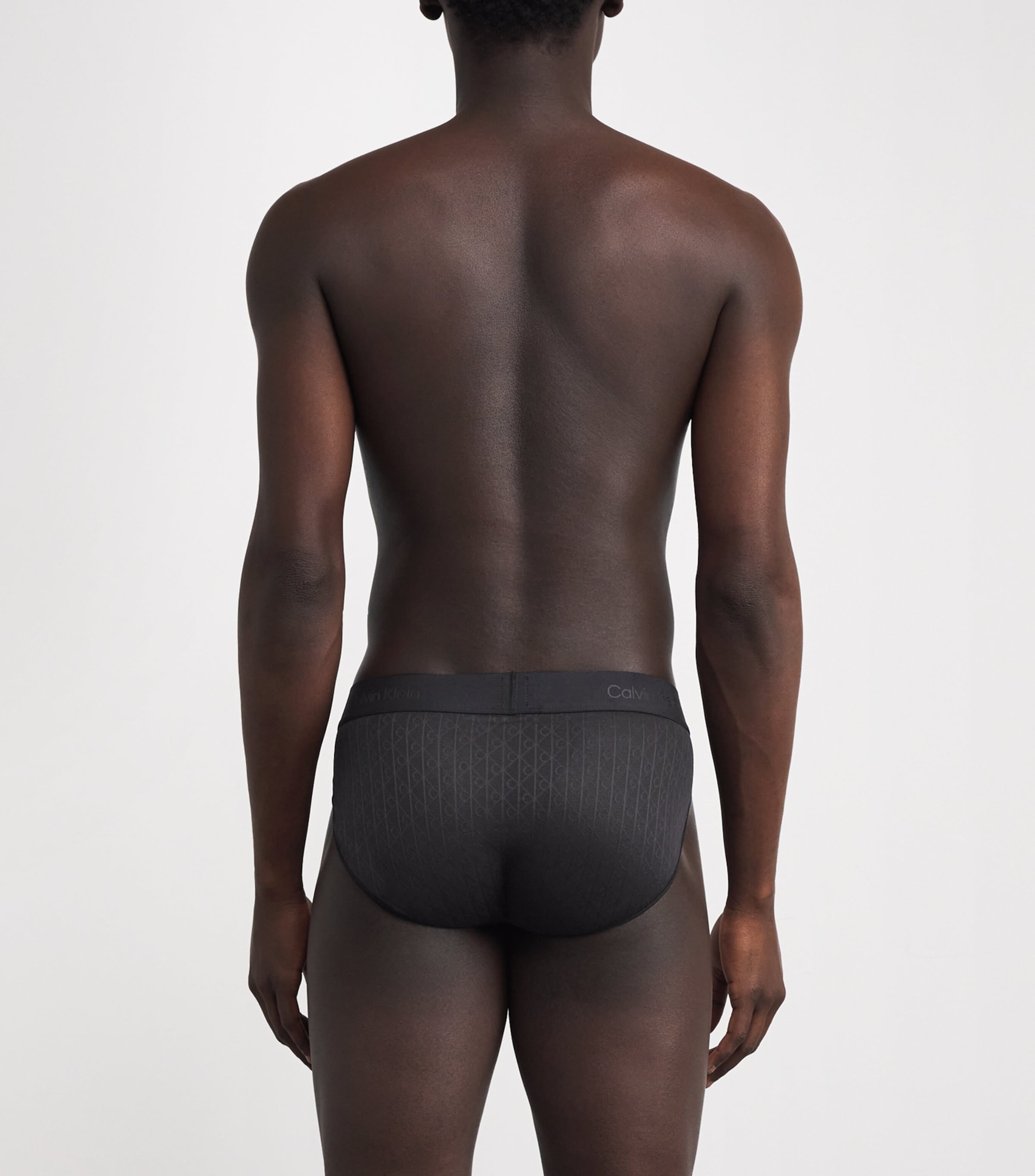 Microfibre Lace Sport Briefs BLACK Image 3