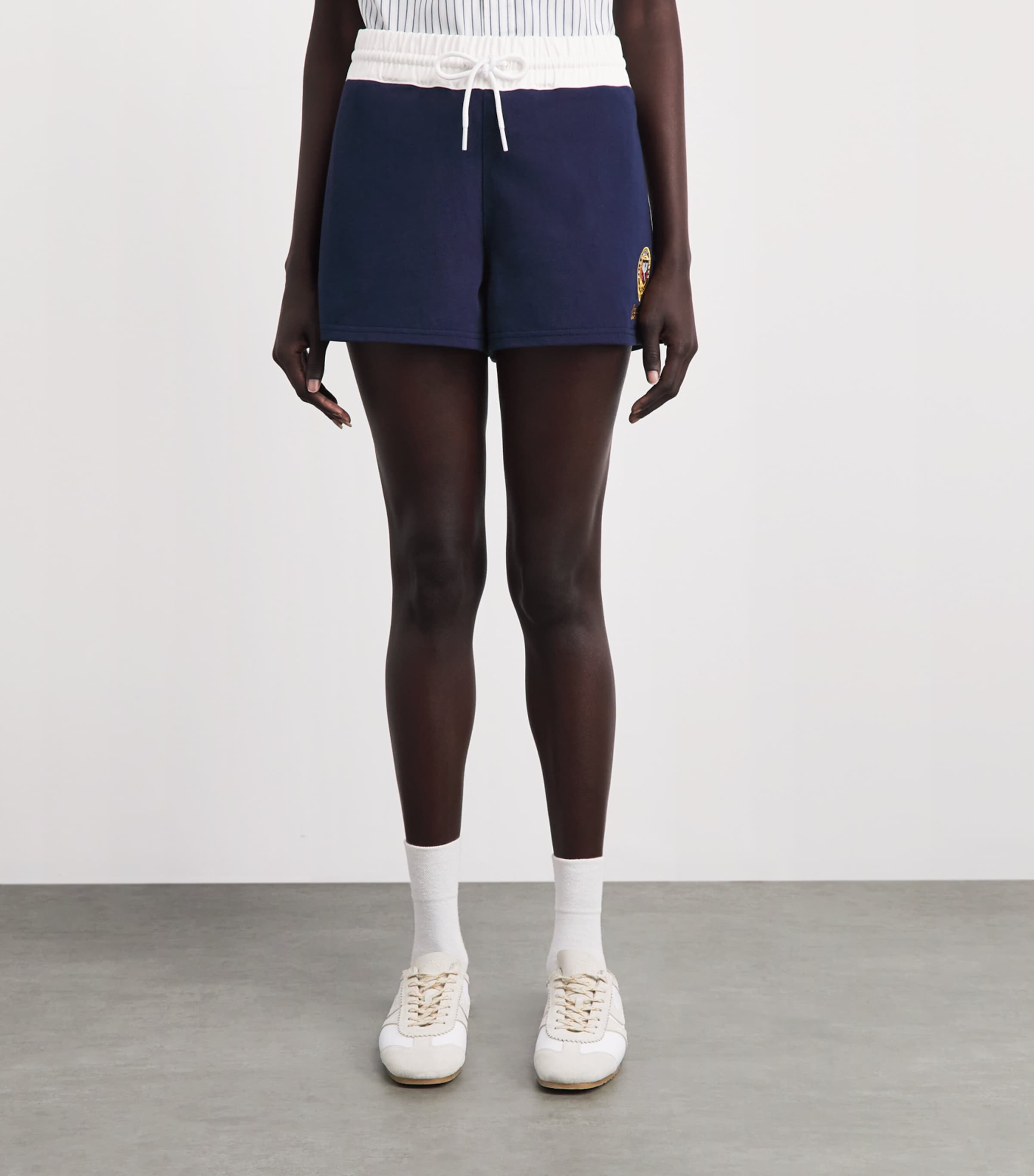 Polo Ralph Lauren Womens x Wimbledon Shorts Refined Navy Multi Image 4