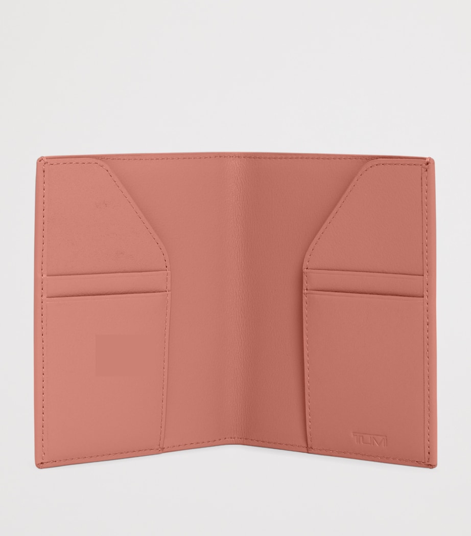 Tumi Nassau Passport Cover Pink Clay Image 2