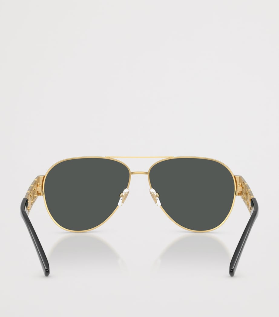 Versace Metal VE2289 Pilot Sunglasses Image 4