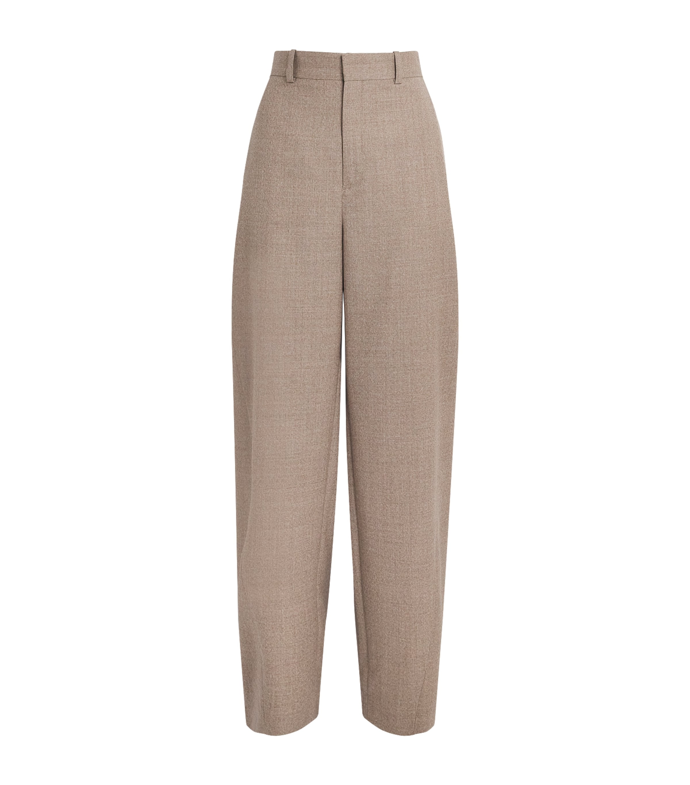 Wool Callis Trousers 0106 DARK CAMEL Image 1