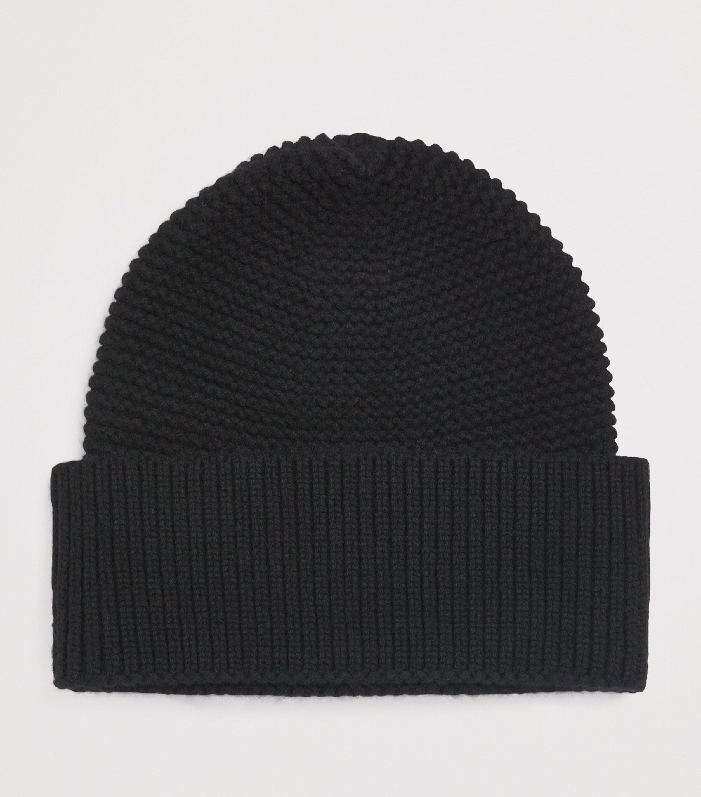 Colombo Womens Kid Cashmere Beanie Black Image 2
