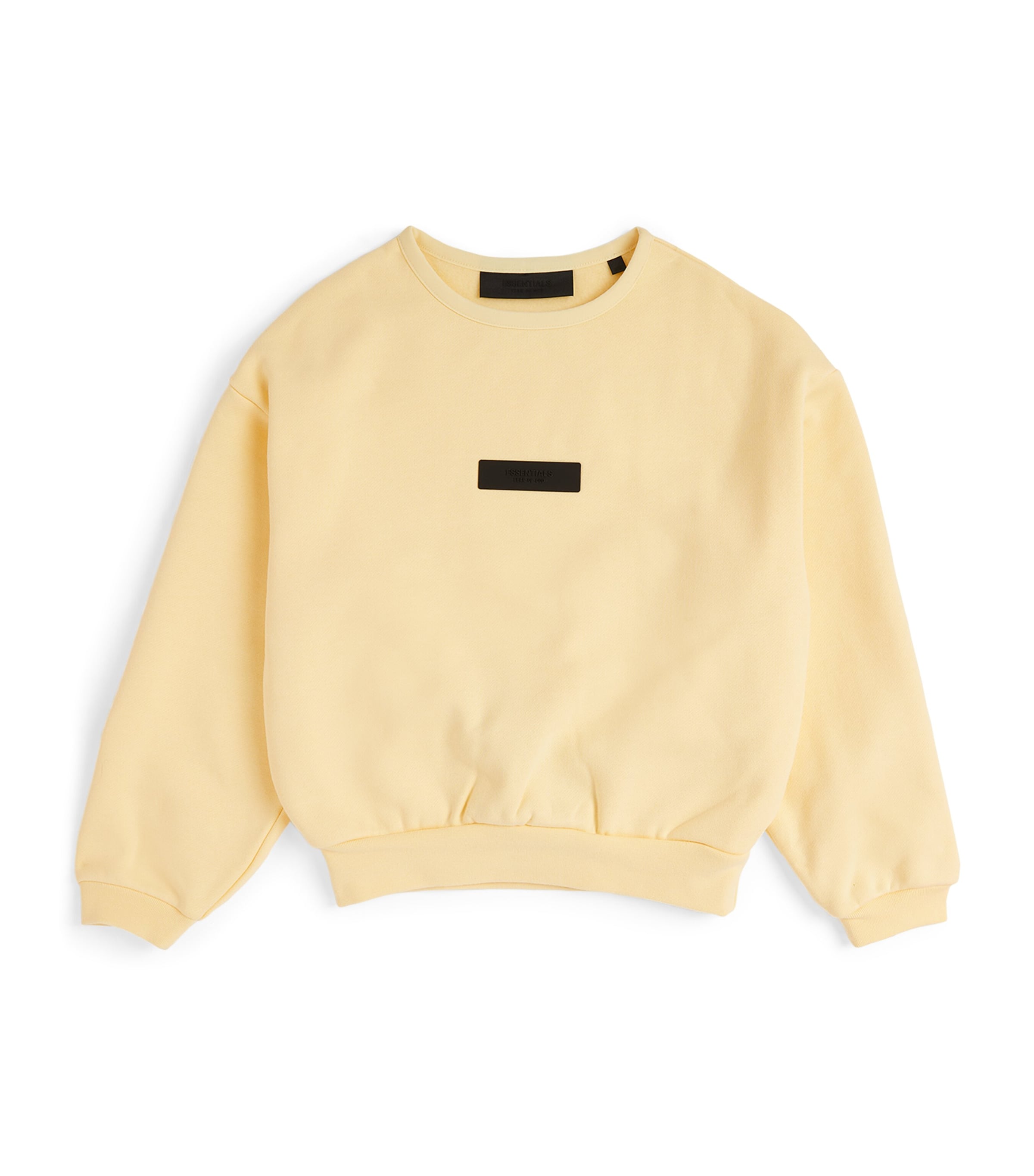 Essentials Kids' Logo-patch Sweatshirt In Yellow