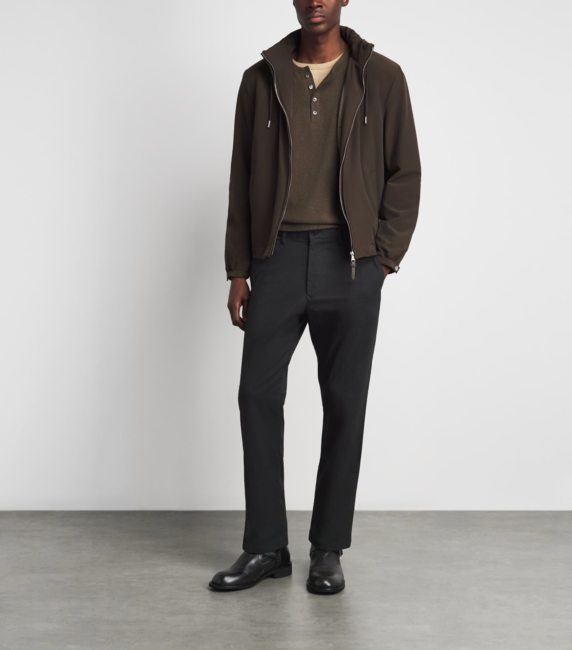 NN.07 Mens Aden Chinos Black Multi Image 2