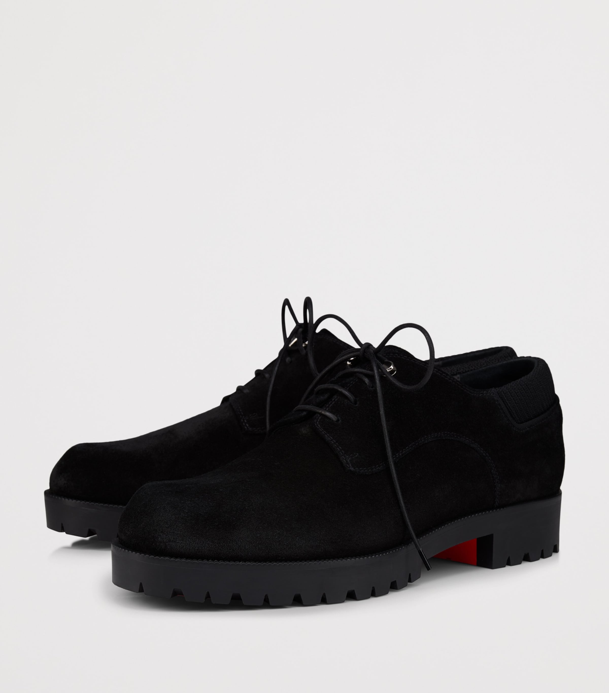Christian Louboutin Cavafield Suede Derby Shoes Image 2
