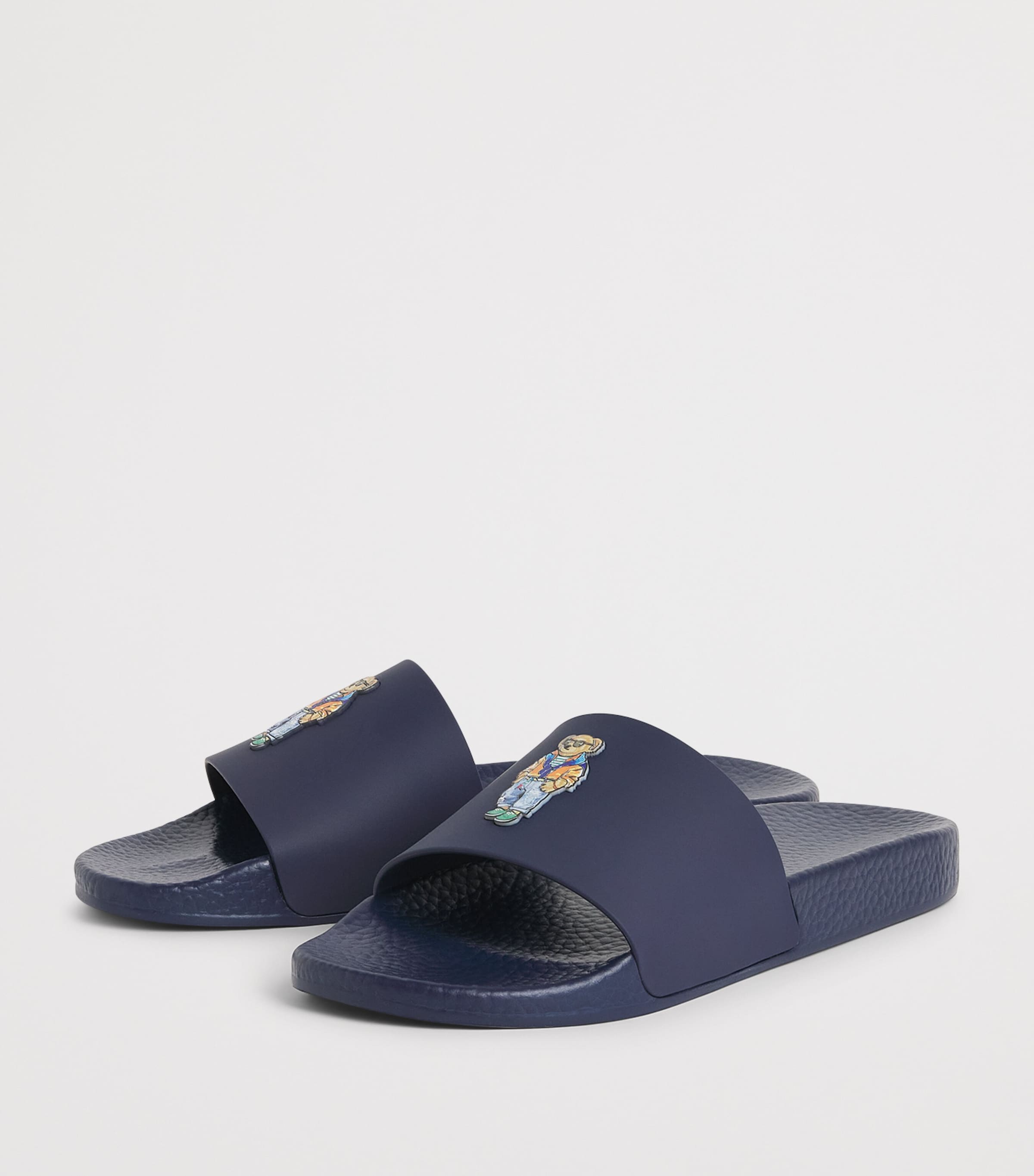 Polo Ralph Lauren Polo Bear Slides Navy Beach Shop Bear Image 3