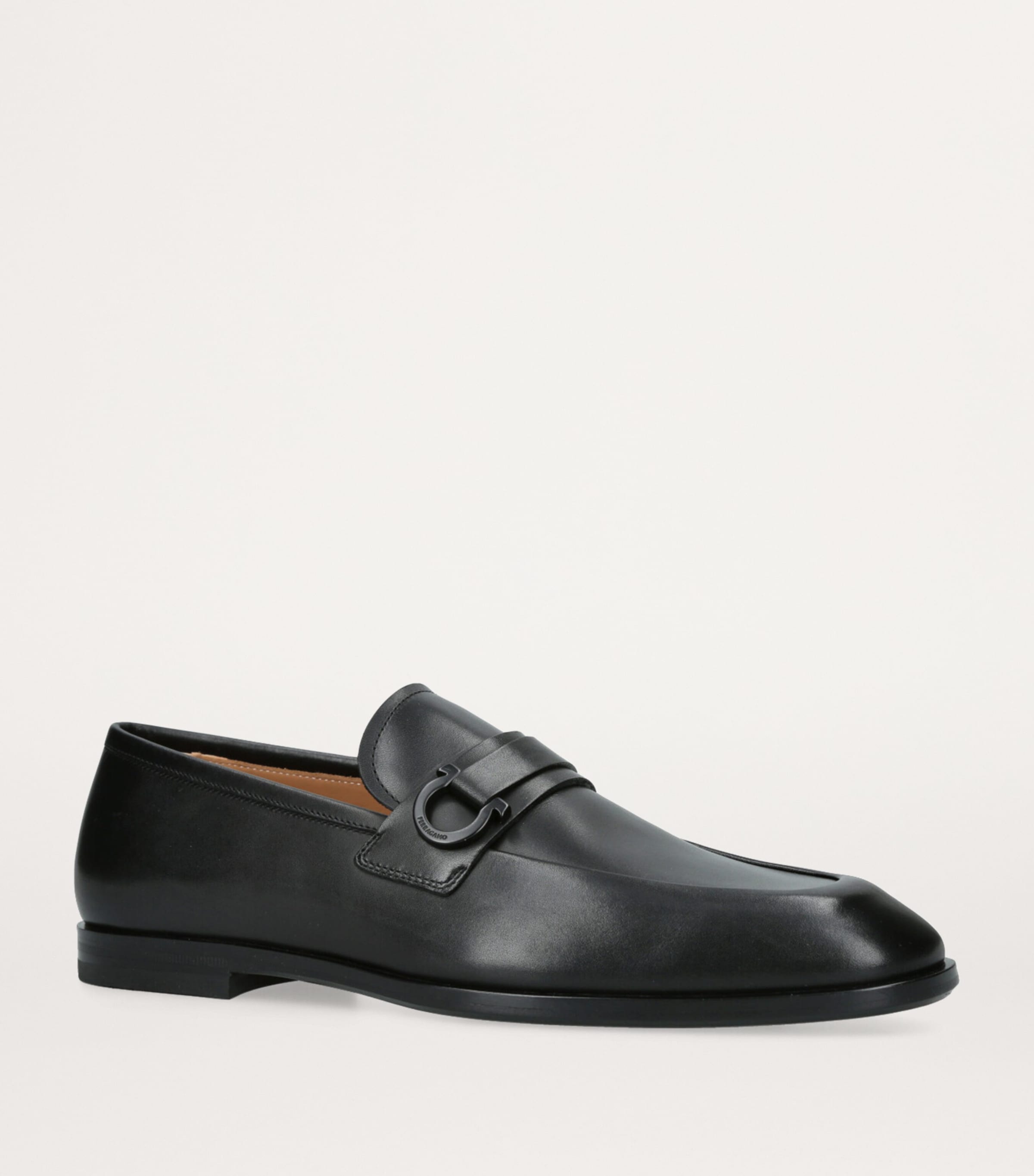 Leather Florio Loafers BLACK Image 3